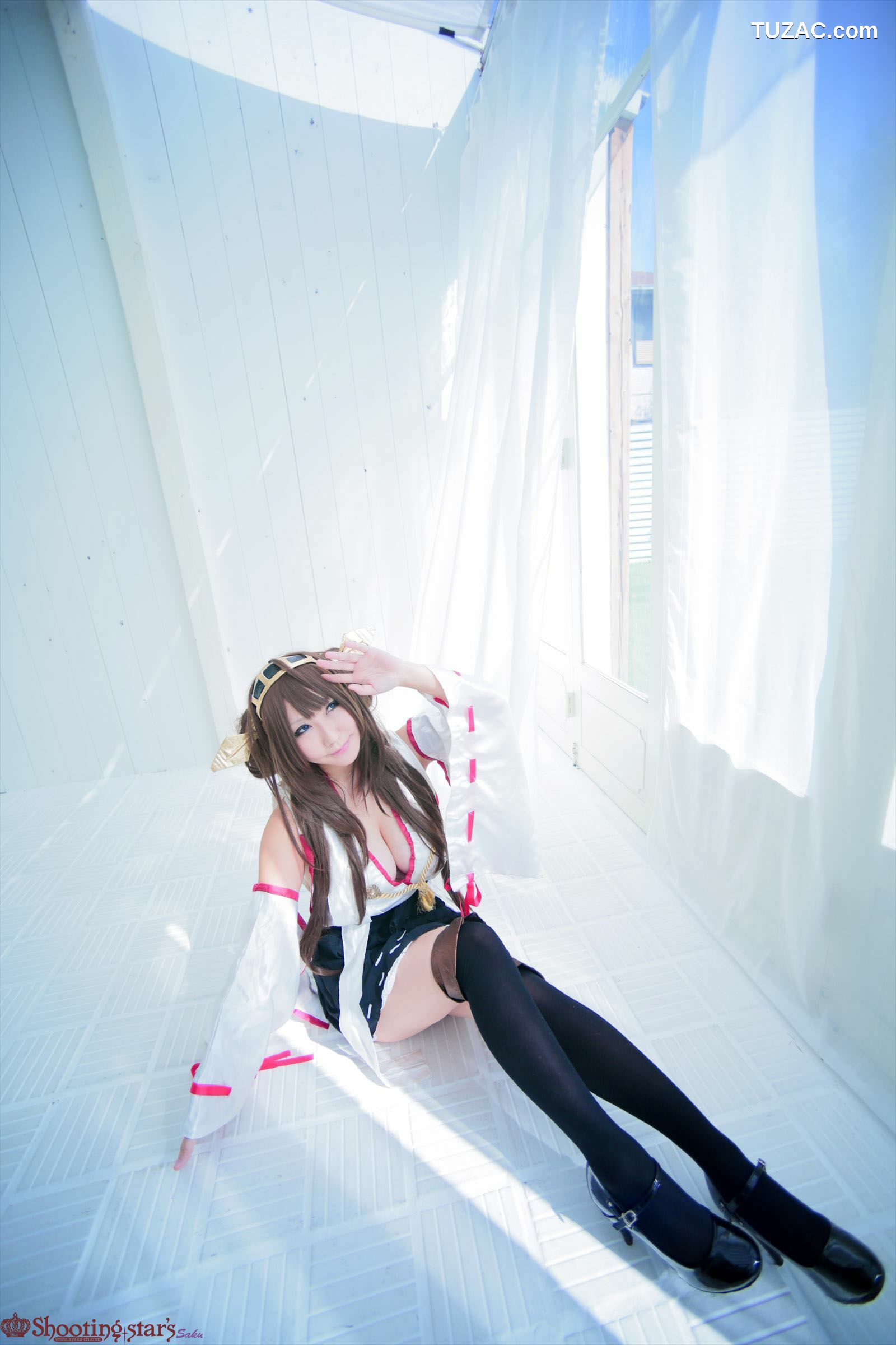 日本CosPlay_绫香 (Saku サク) 《Kantai Collection》Kongou(金剛) 写真集[115P]