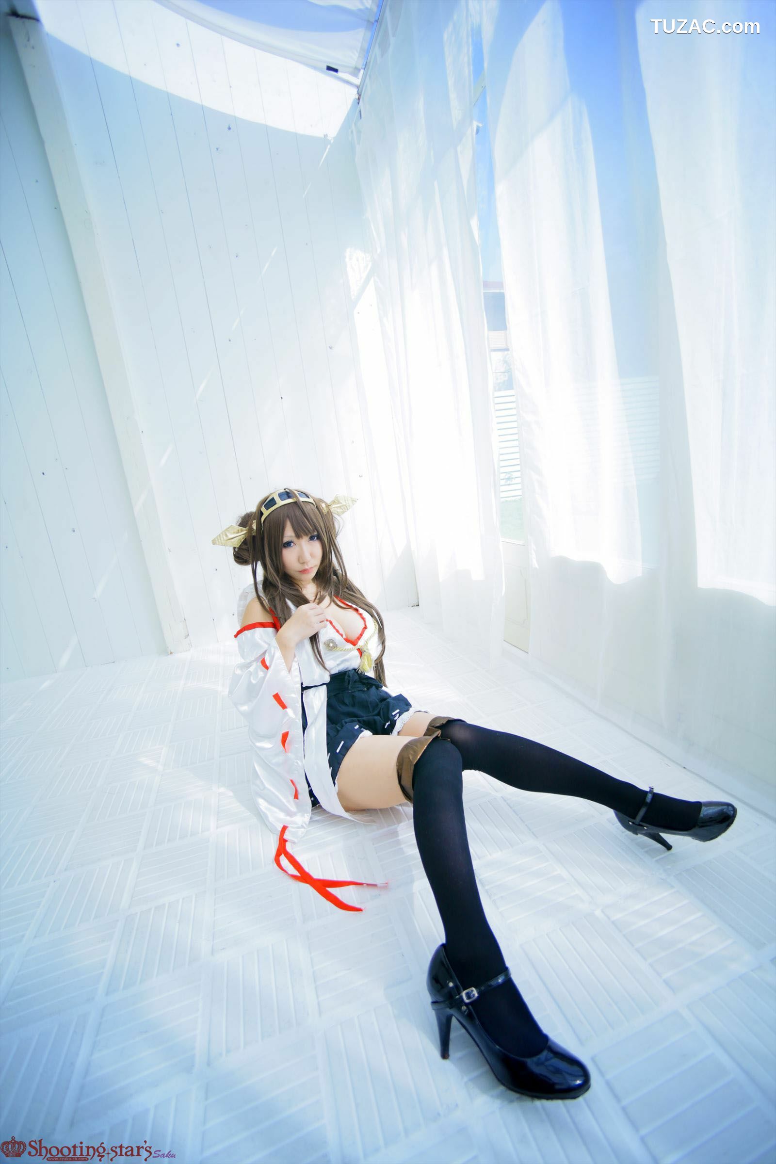 日本CosPlay_绫香 (Saku サク) 《Kantai Collection》Kongou(金剛) 写真集[115P]