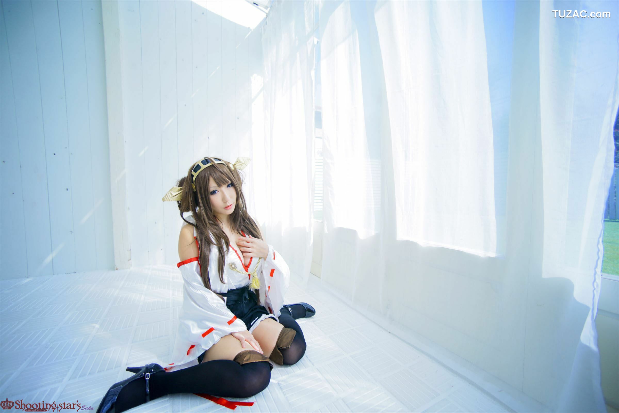 日本CosPlay_绫香 (Saku サク) 《Kantai Collection》Kongou(金剛) 写真集[115P]