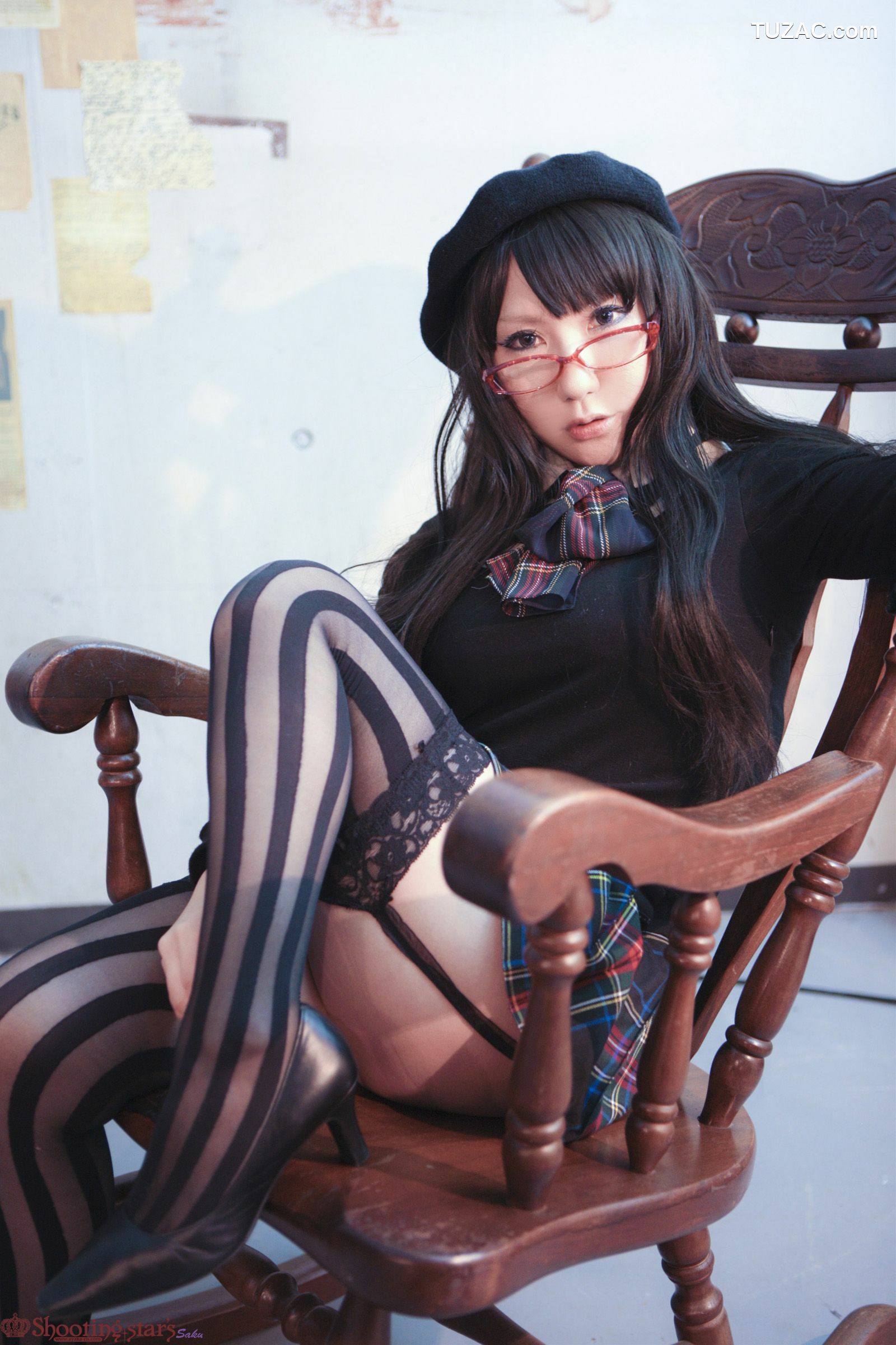 日本CosPlay_绫香 (Saku サク) 《Ore no Yome ha Meganekko めがねっ娘》 写真集[120P]