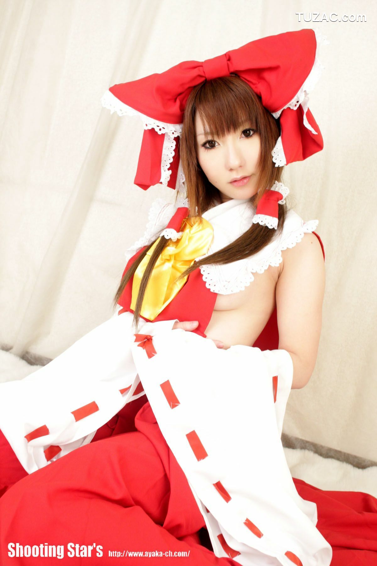 日本CosPlay_绫香 (Saku サク) 《Touhou Project》Hakurei Reimu+Kirisame Marisa 写真集[115P]