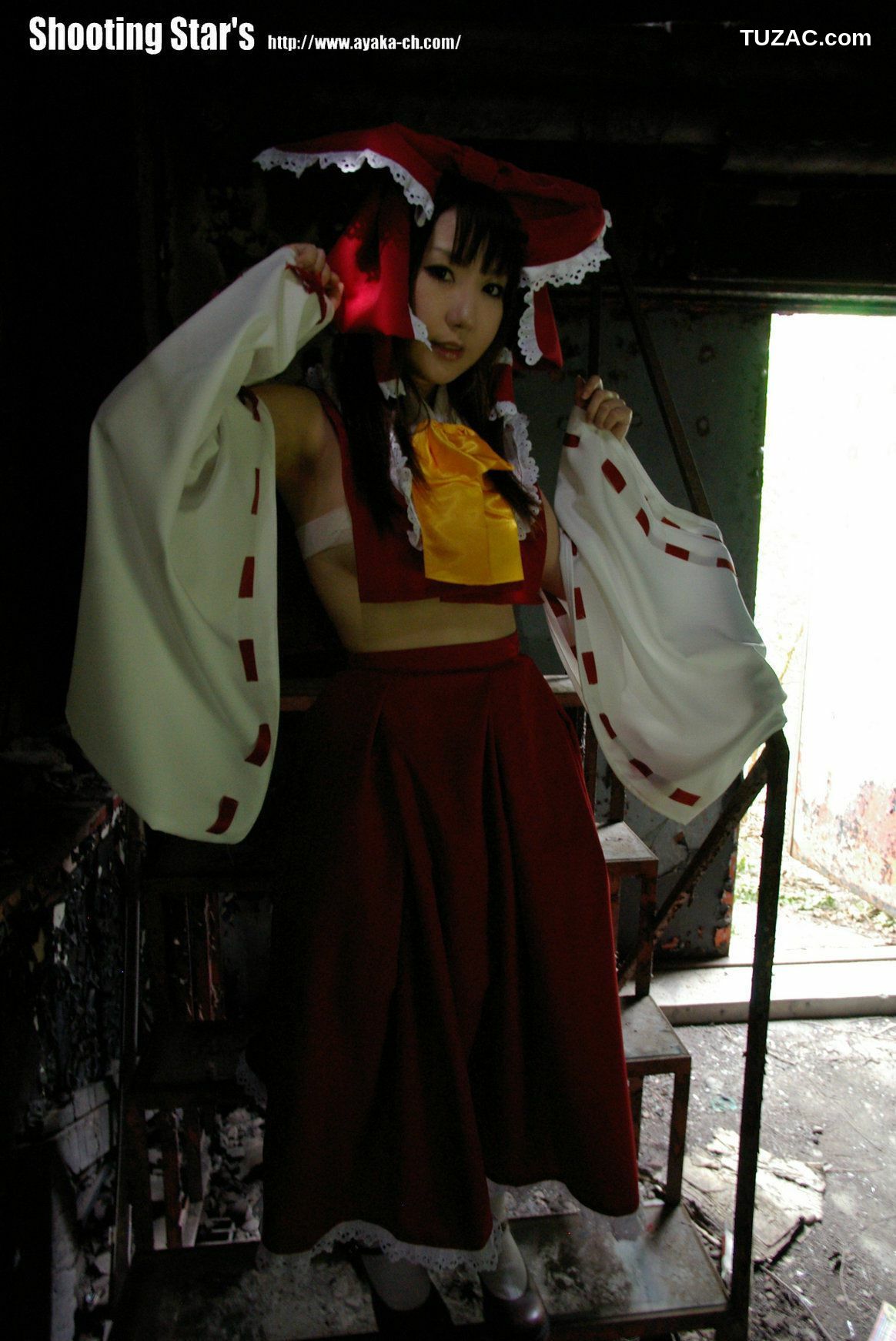 日本CosPlay_绫香 (Saku サク) 《Touhou Project》Hakurei Reimu+Kirisame Marisa 写真集[115P]