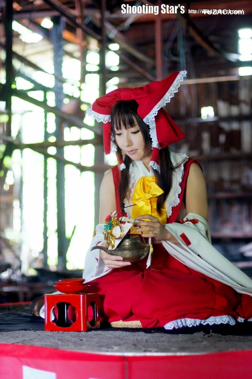 日本CosPlay_绫香 (Saku サク) 《Touhou Project》Hakurei Reimu+Kirisame Marisa 写真集[115P]
