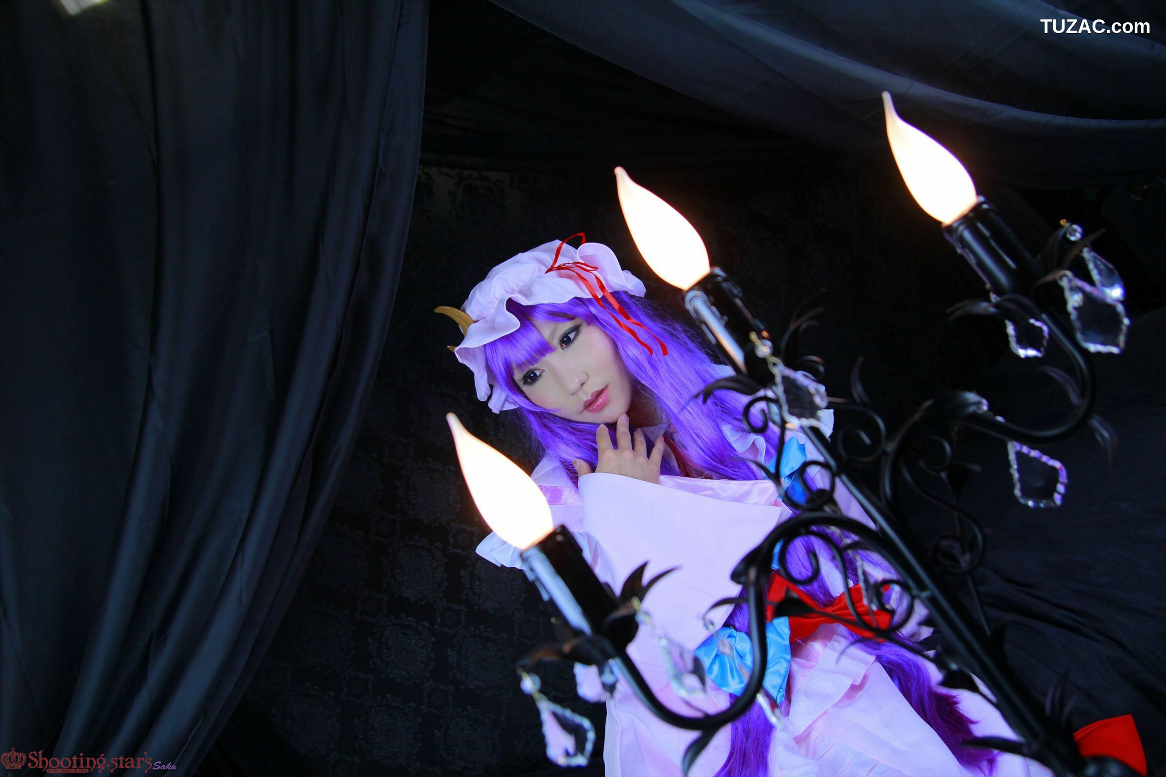 日本CosPlay_绫香サク (サク綾香 Saku Ayaka) 《東方Project》Patchouli Knowledge 写真集[100P]