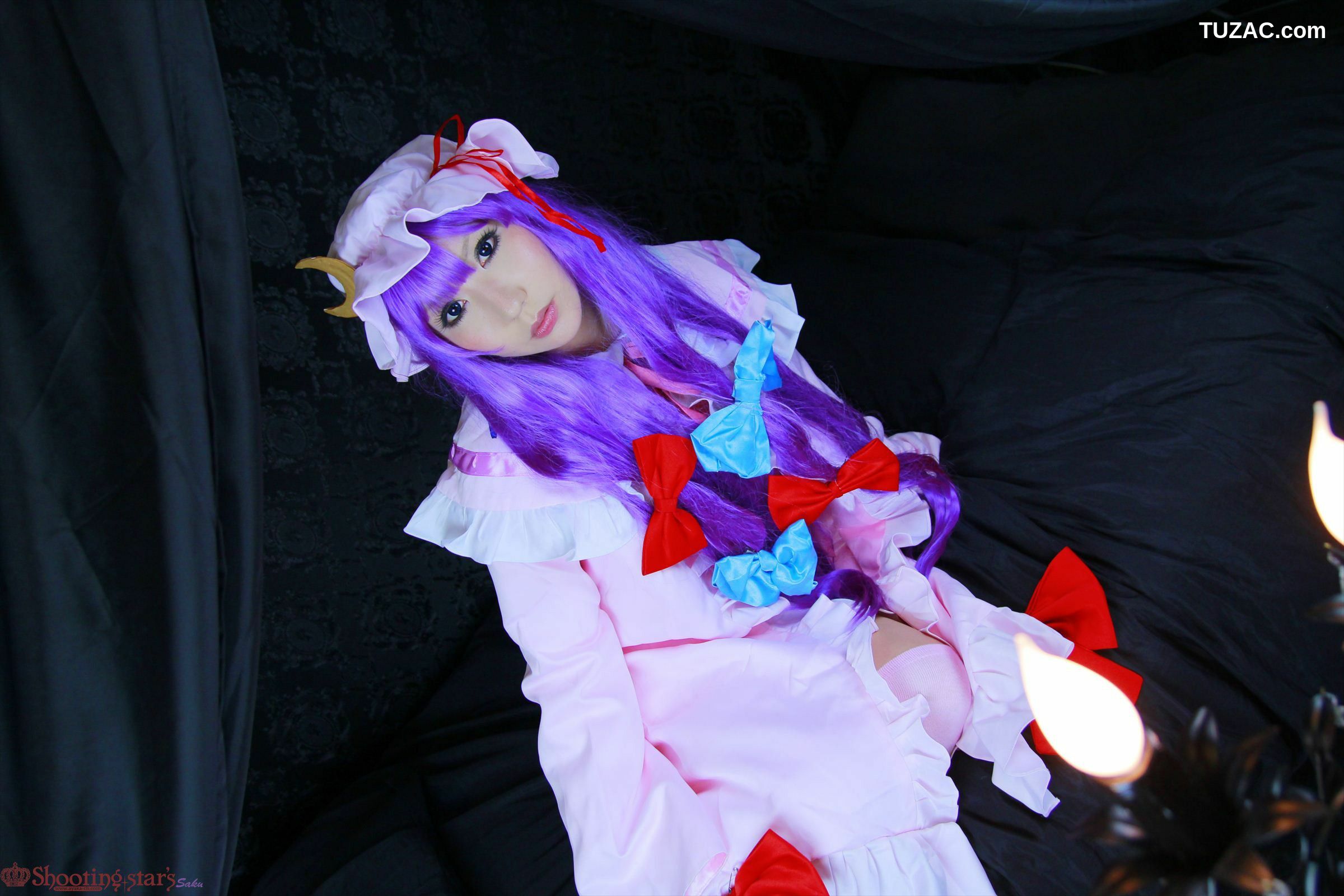 日本CosPlay_绫香サク (サク綾香 Saku Ayaka) 《東方Project》Patchouli Knowledge 写真集[100P]