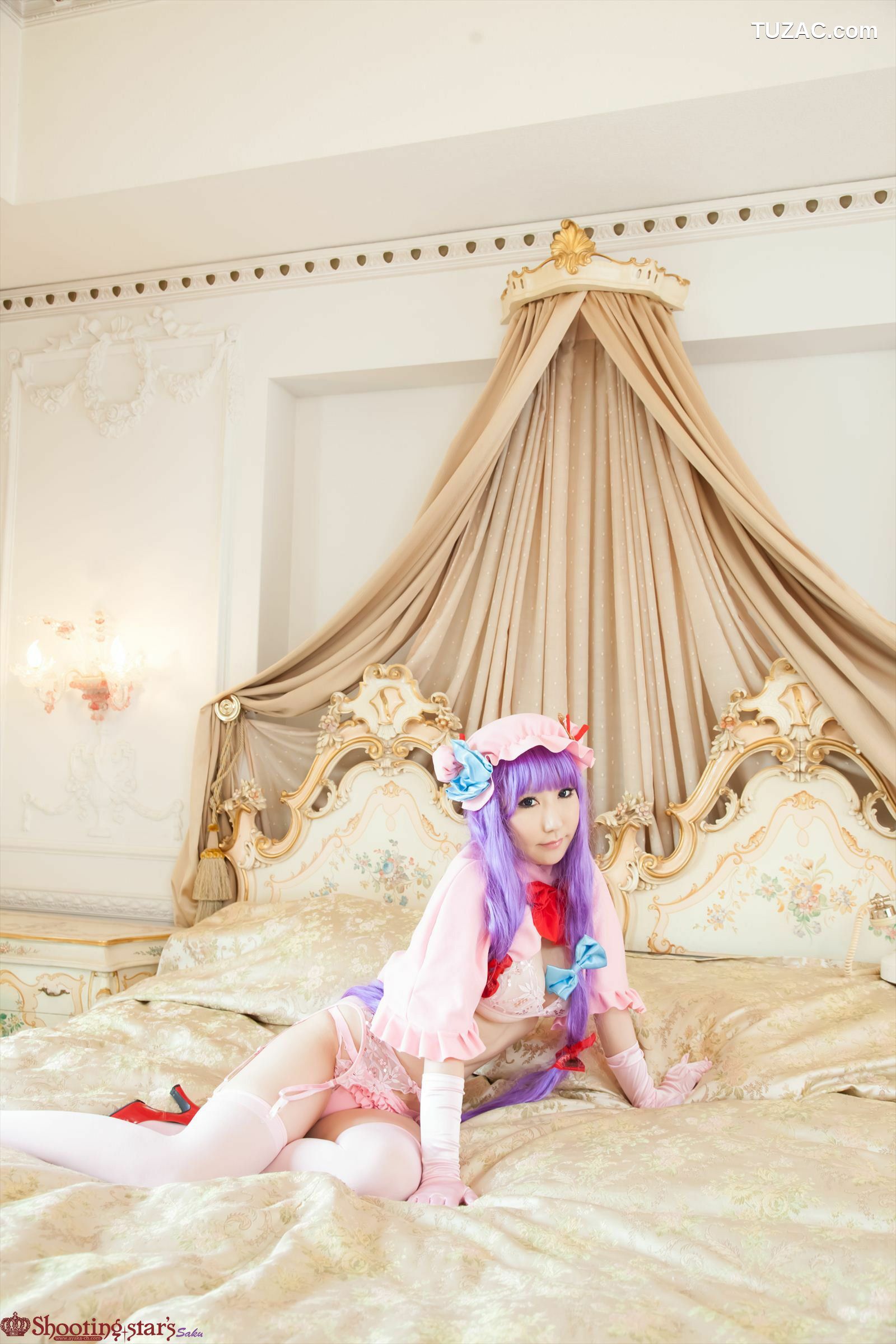 日本CosPlay_绫香サク (サク綾香 Saku Ayaka) 《東方Project》Patchouli Knowledge 写真集[100P]