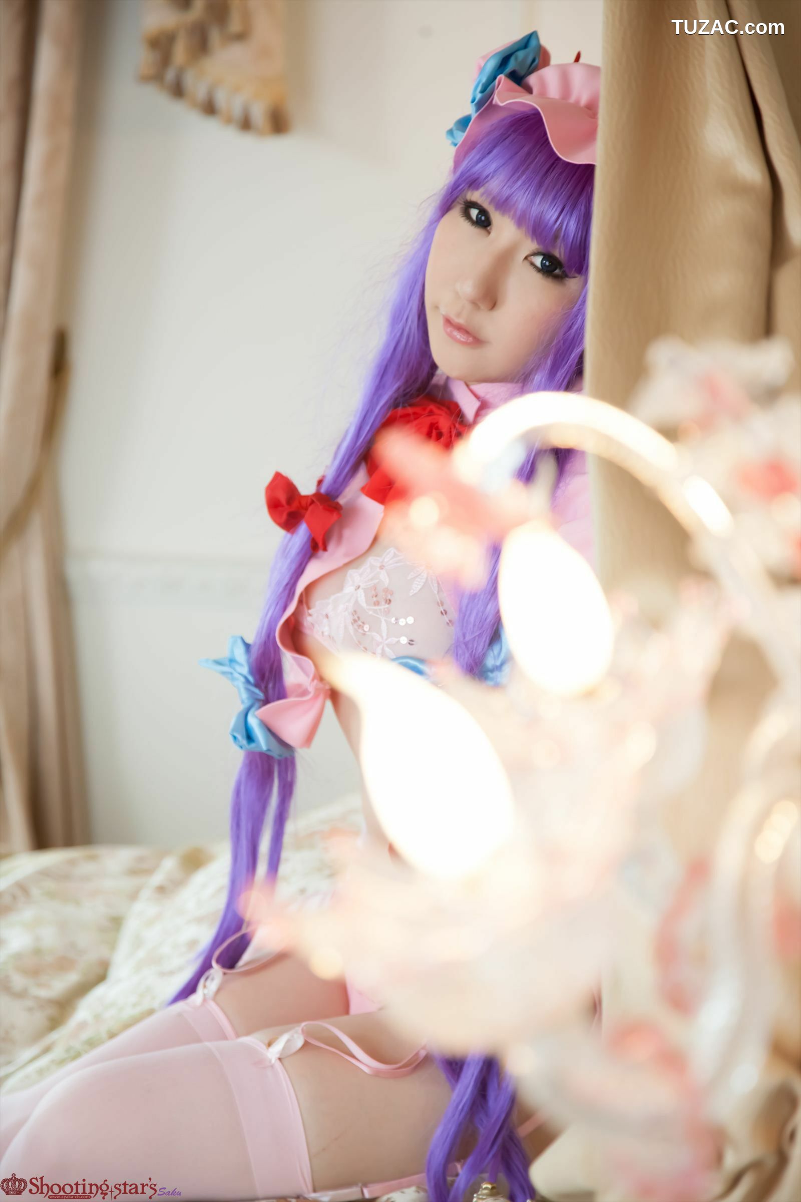 日本CosPlay_绫香サク (サク綾香 Saku Ayaka) 《東方Project》Patchouli Knowledge 写真集[100P]