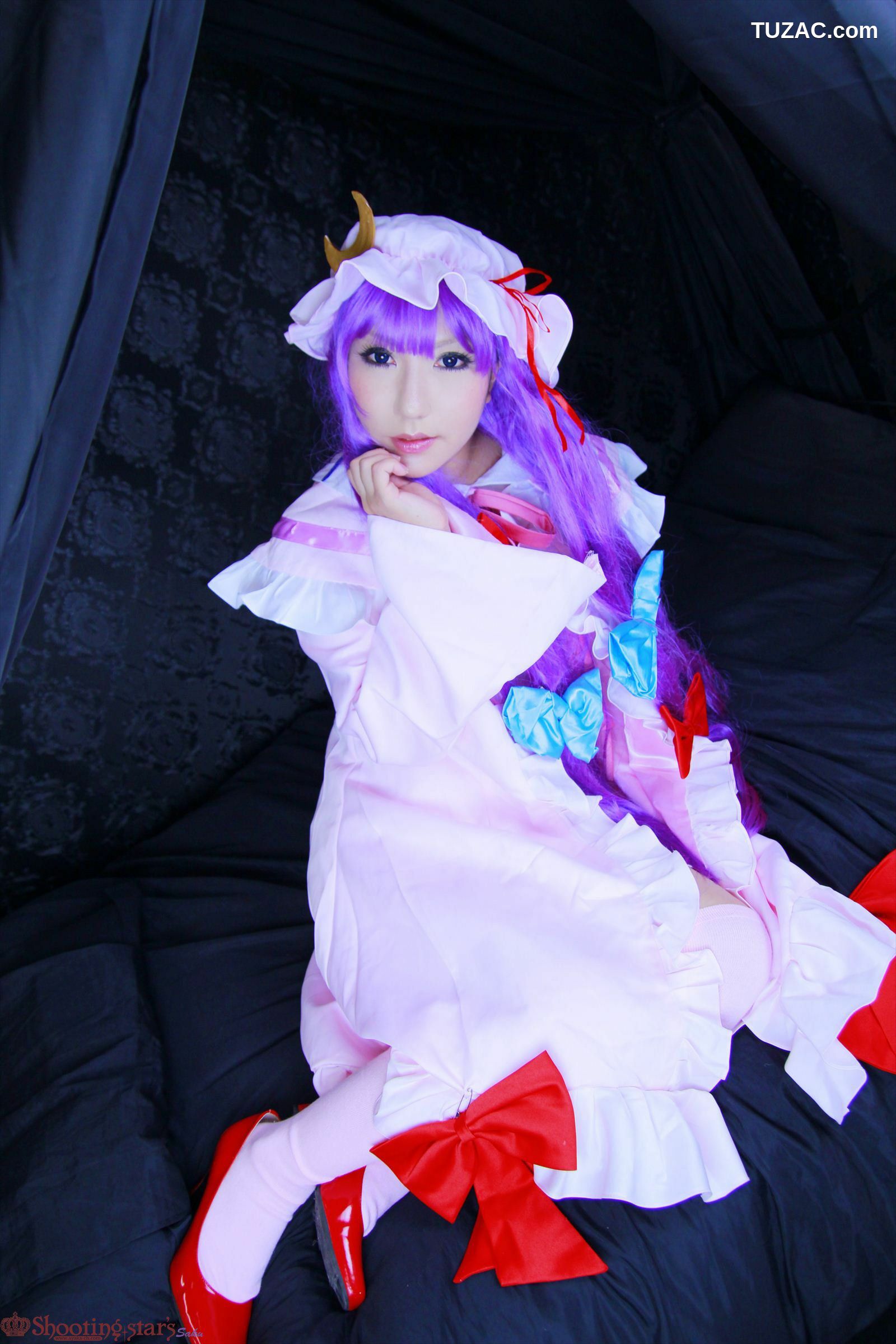 日本CosPlay_绫香サク (サク綾香 Saku Ayaka) 《東方Project》Patchouli Knowledge 写真集[100P]