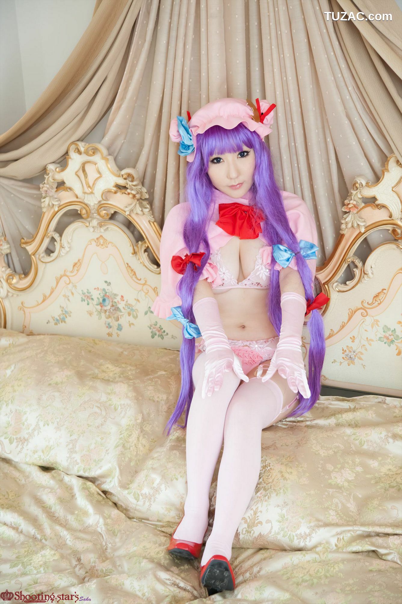 日本CosPlay_绫香サク (サク綾香 Saku Ayaka) 《東方Project》Patchouli Knowledge 写真集[100P]