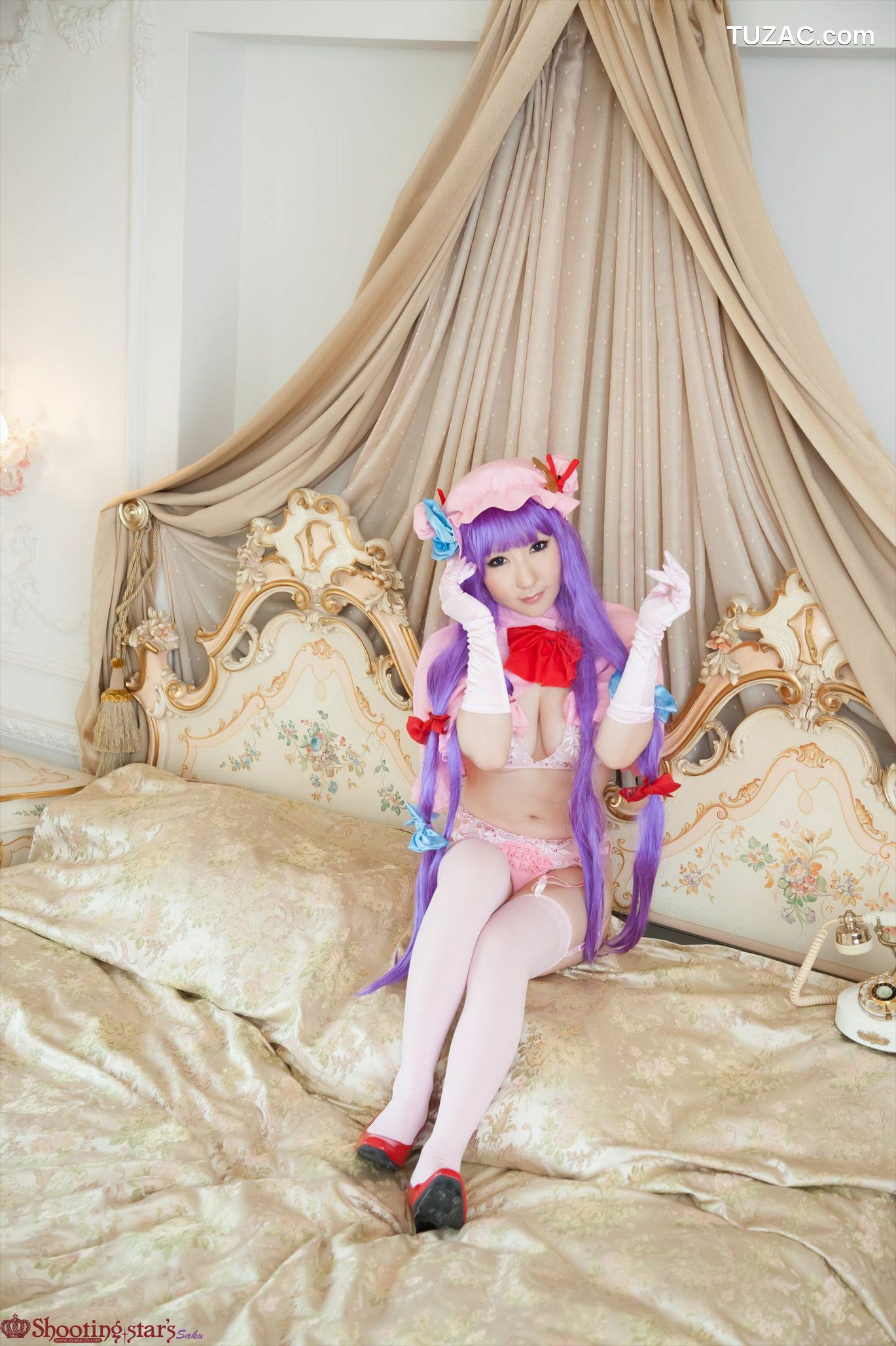 日本CosPlay_绫香サク (サク綾香 Saku Ayaka) 《東方Project》Patchouli Knowledge 写真集[100P]