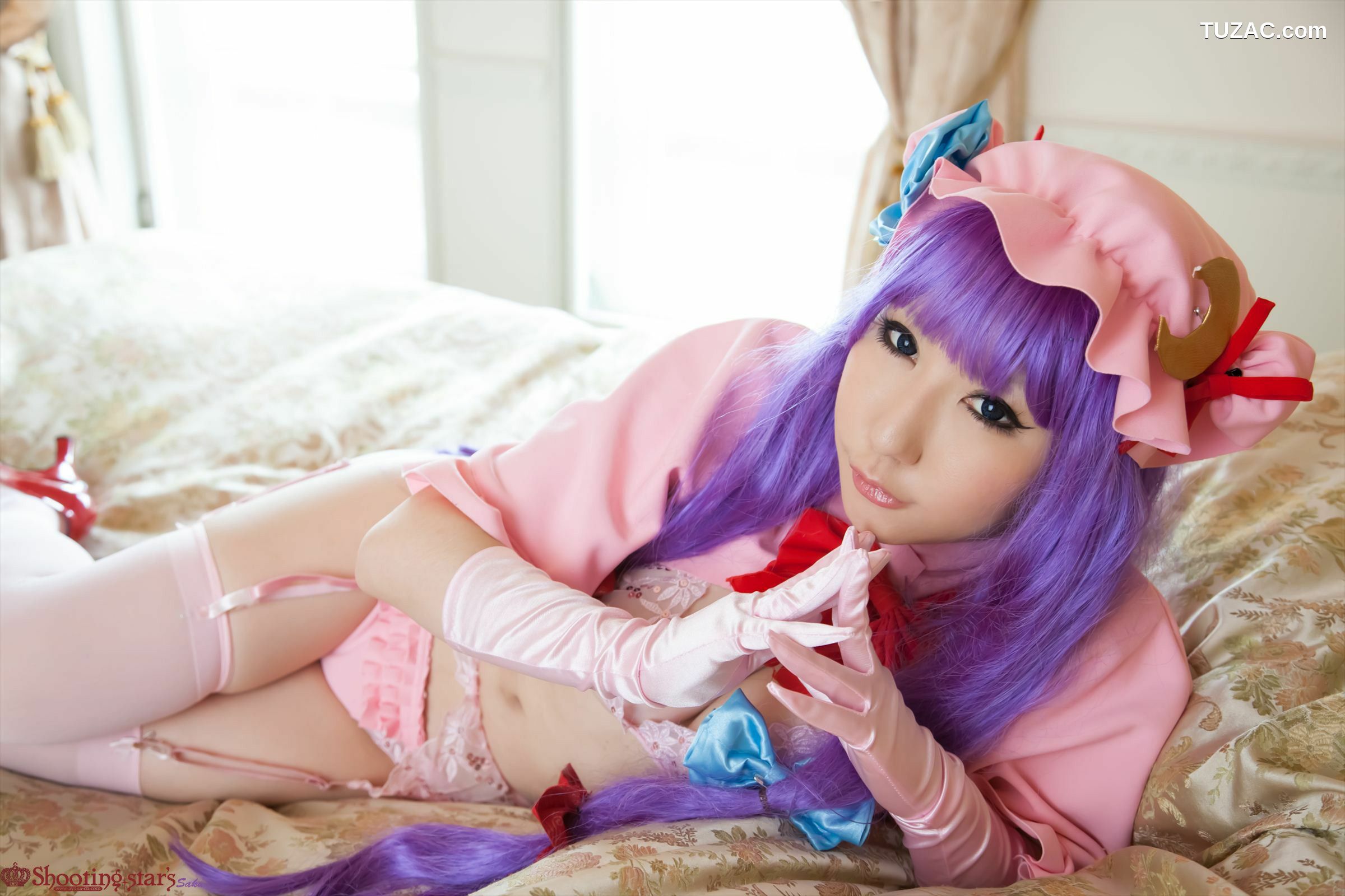 日本CosPlay_绫香サク (サク綾香 Saku Ayaka) 《東方Project》Patchouli Knowledge 写真集[100P]