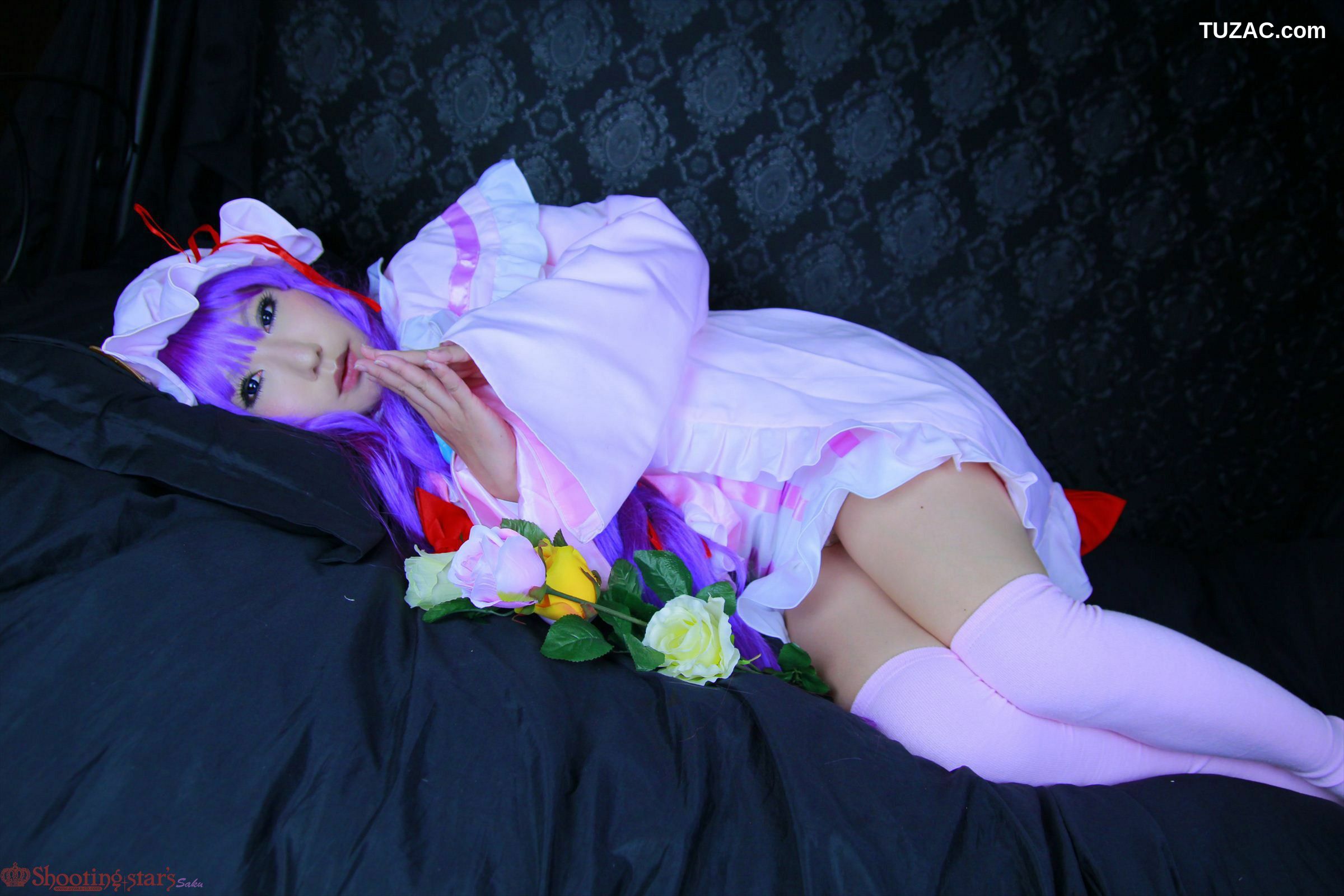 日本CosPlay_绫香サク (サク綾香 Saku Ayaka) 《東方Project》Patchouli Knowledge 写真集[100P]