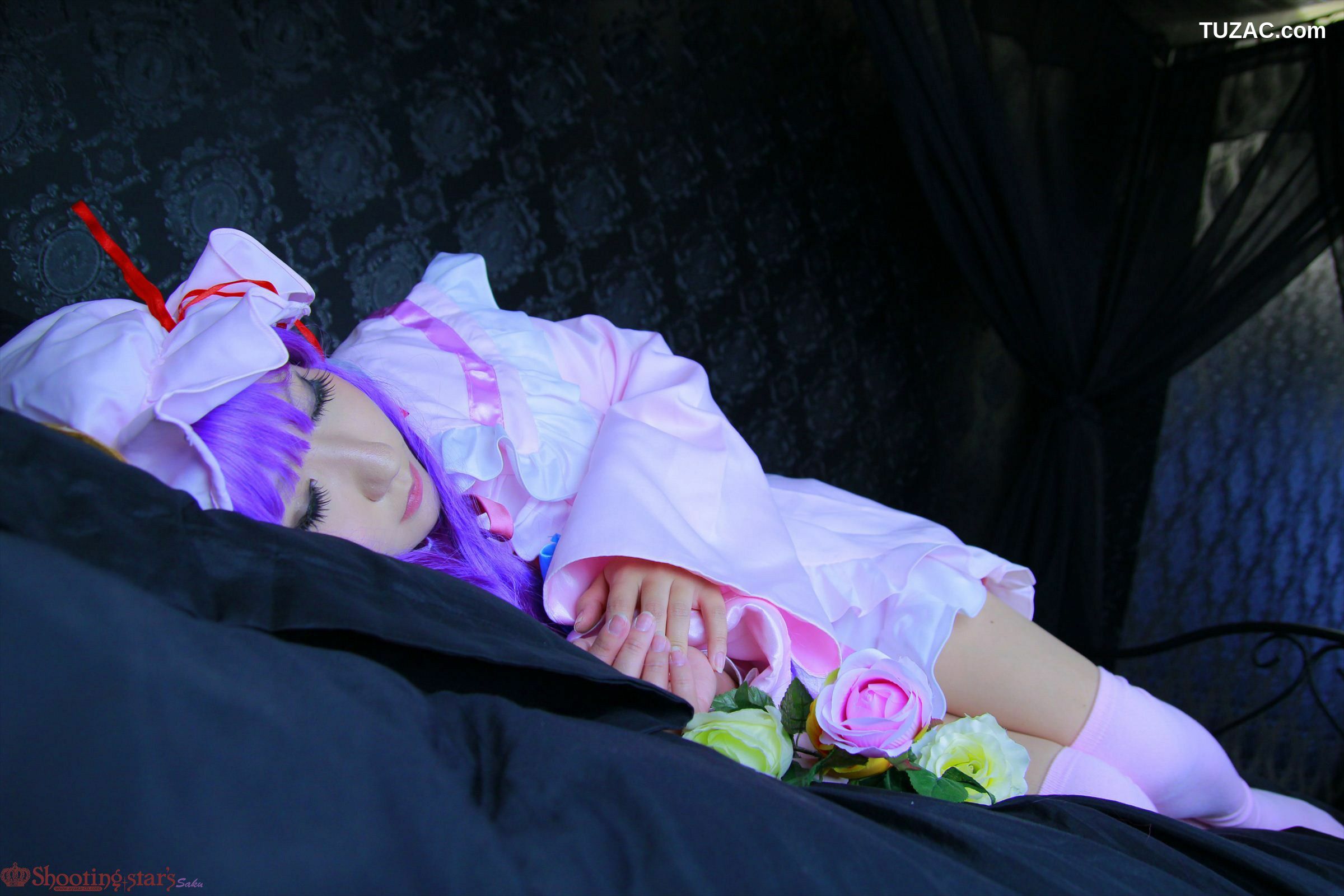 日本CosPlay_绫香サク (サク綾香 Saku Ayaka) 《東方Project》Patchouli Knowledge 写真集[100P]