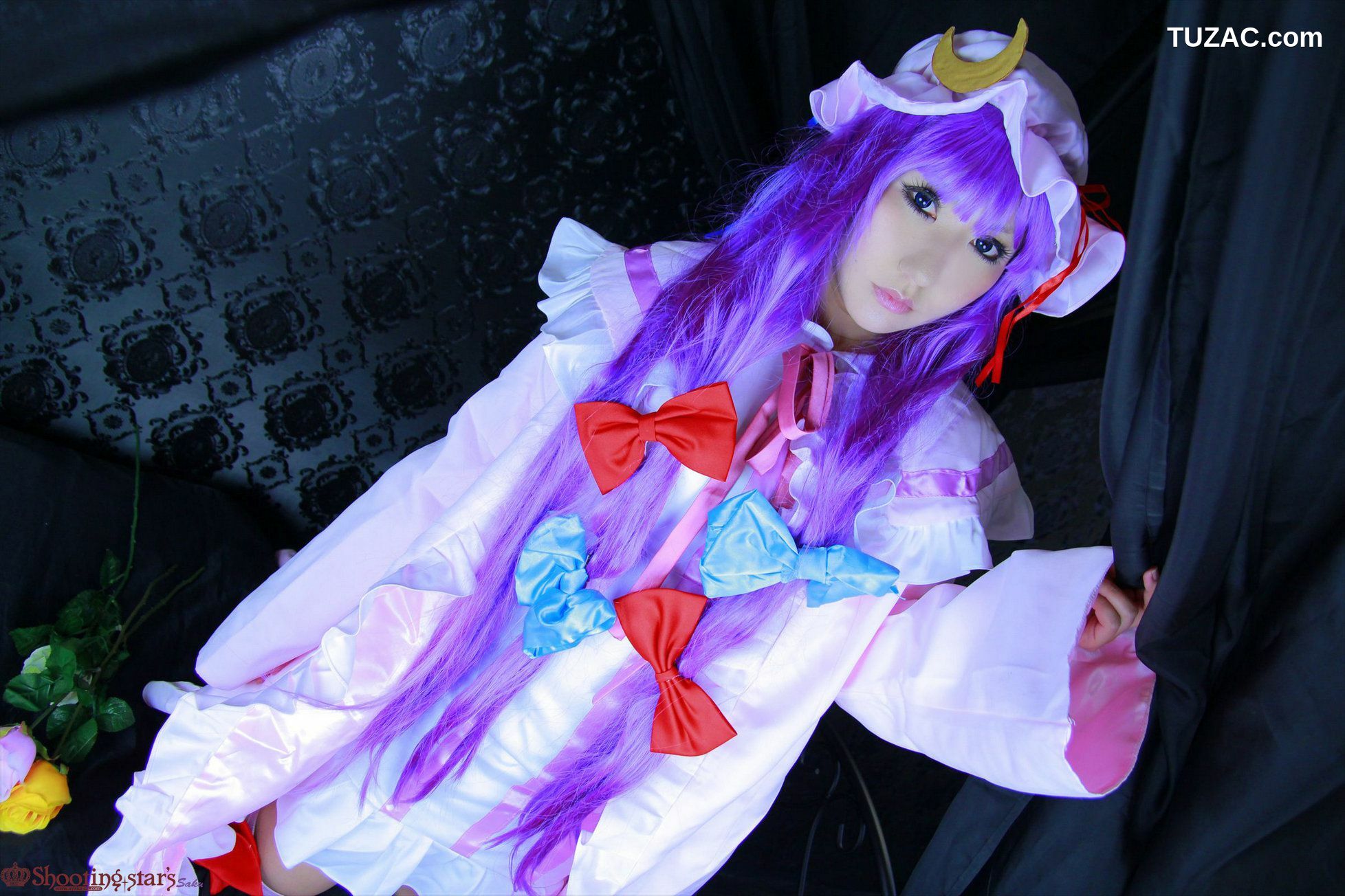 日本CosPlay_绫香サク (サク綾香 Saku Ayaka) 《東方Project》Patchouli Knowledge 写真集[100P]