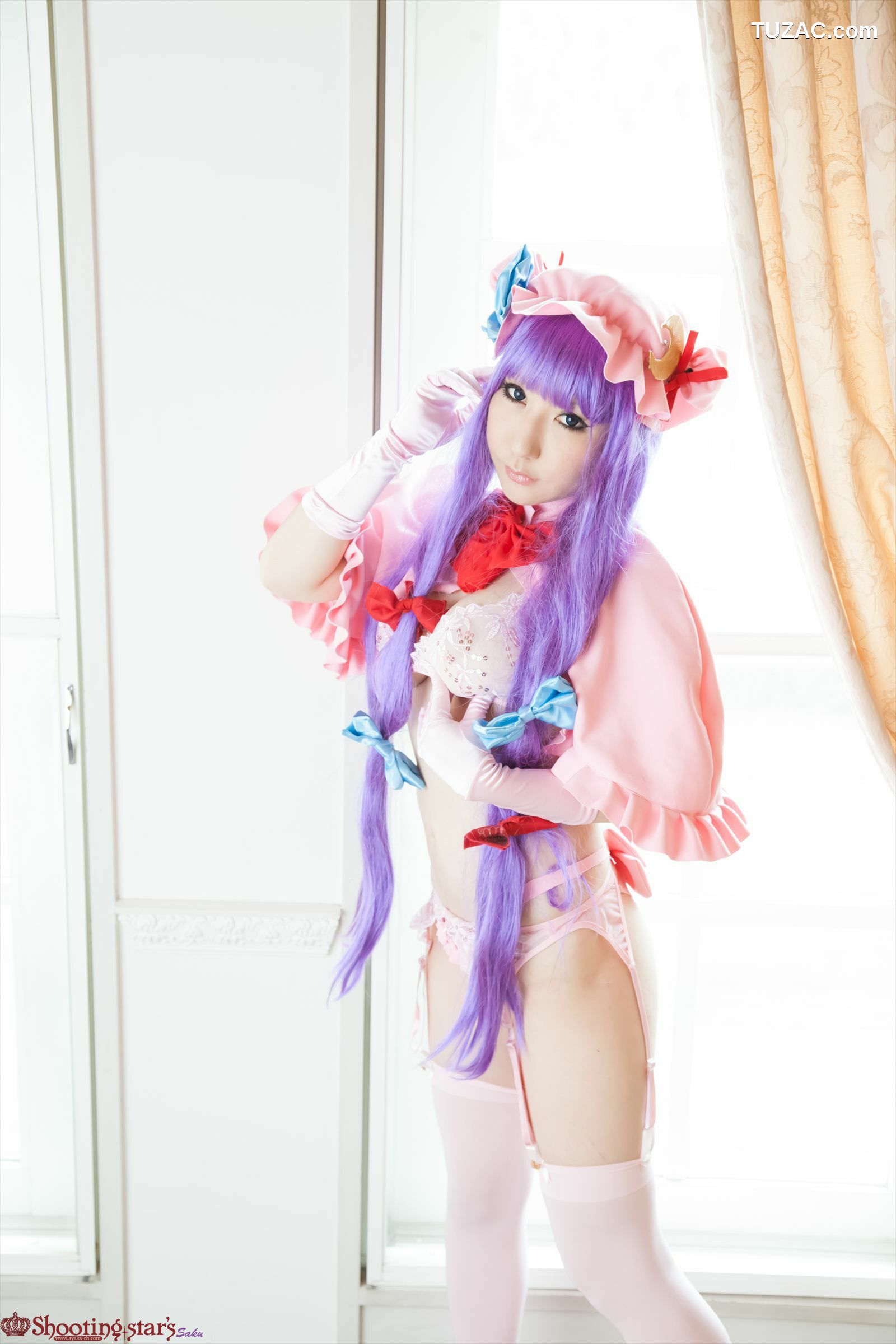 日本CosPlay_绫香サク (サク綾香 Saku Ayaka) 《東方Project》Patchouli Knowledge 写真集[100P]