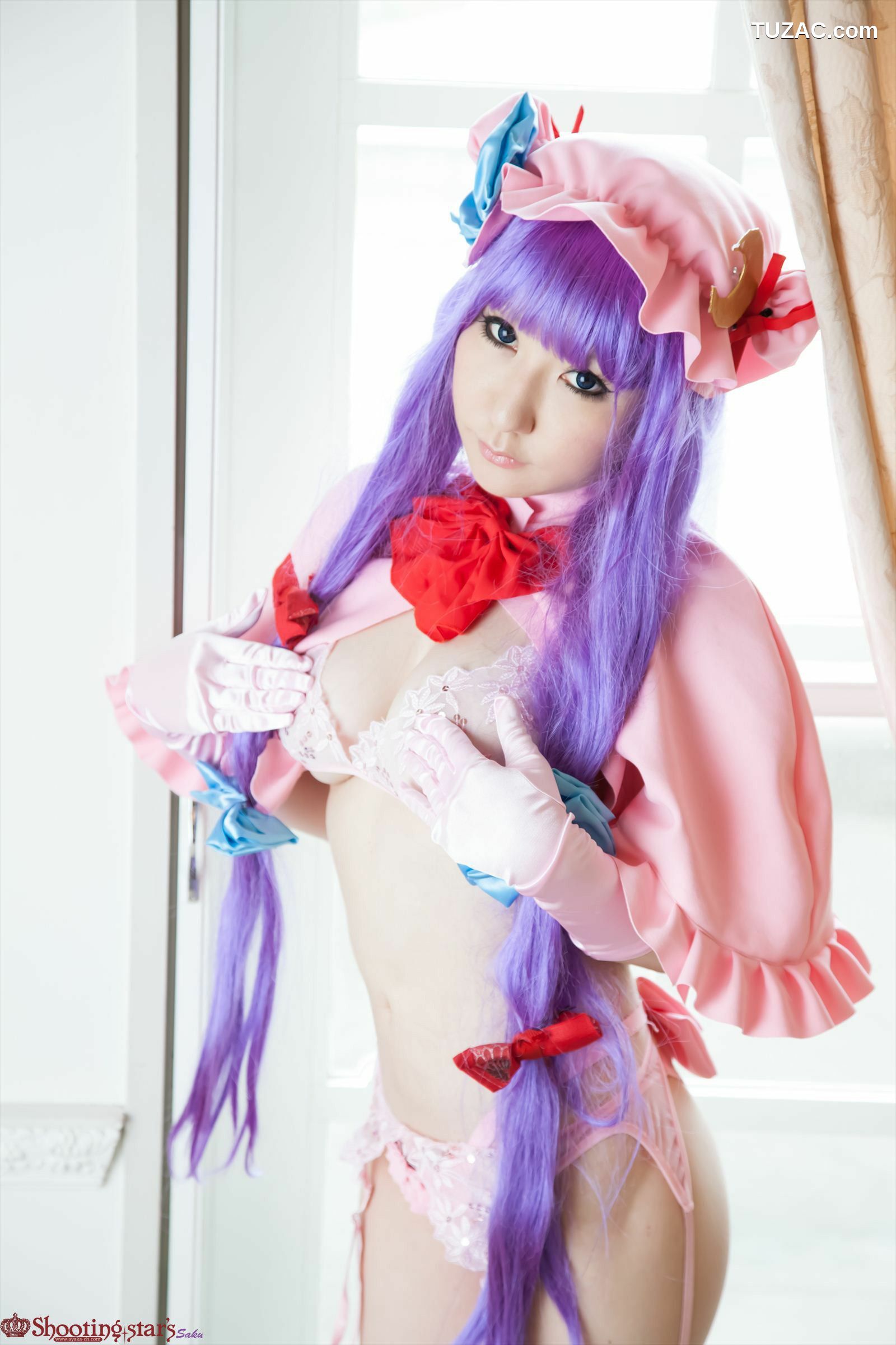 日本CosPlay_绫香サク (サク綾香 Saku Ayaka) 《東方Project》Patchouli Knowledge 写真集[100P]