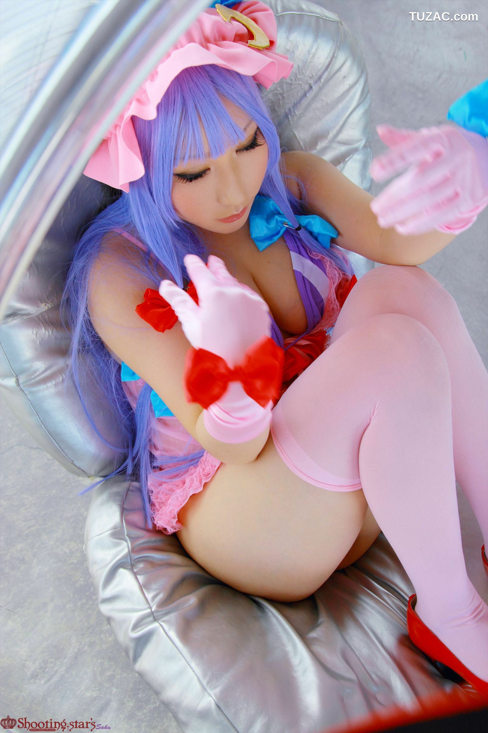 日本CosPlay_绫香サク (サク綾香 Saku Ayaka) 《東方Project》Patchouli Knowledge 写真集[100P]