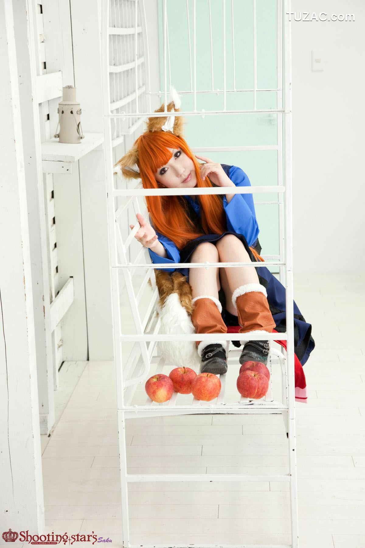 日本CosPlay_绫香サク (サク綾香 Saku Ayaka) 《狼与香辛料》赫萝 写真集