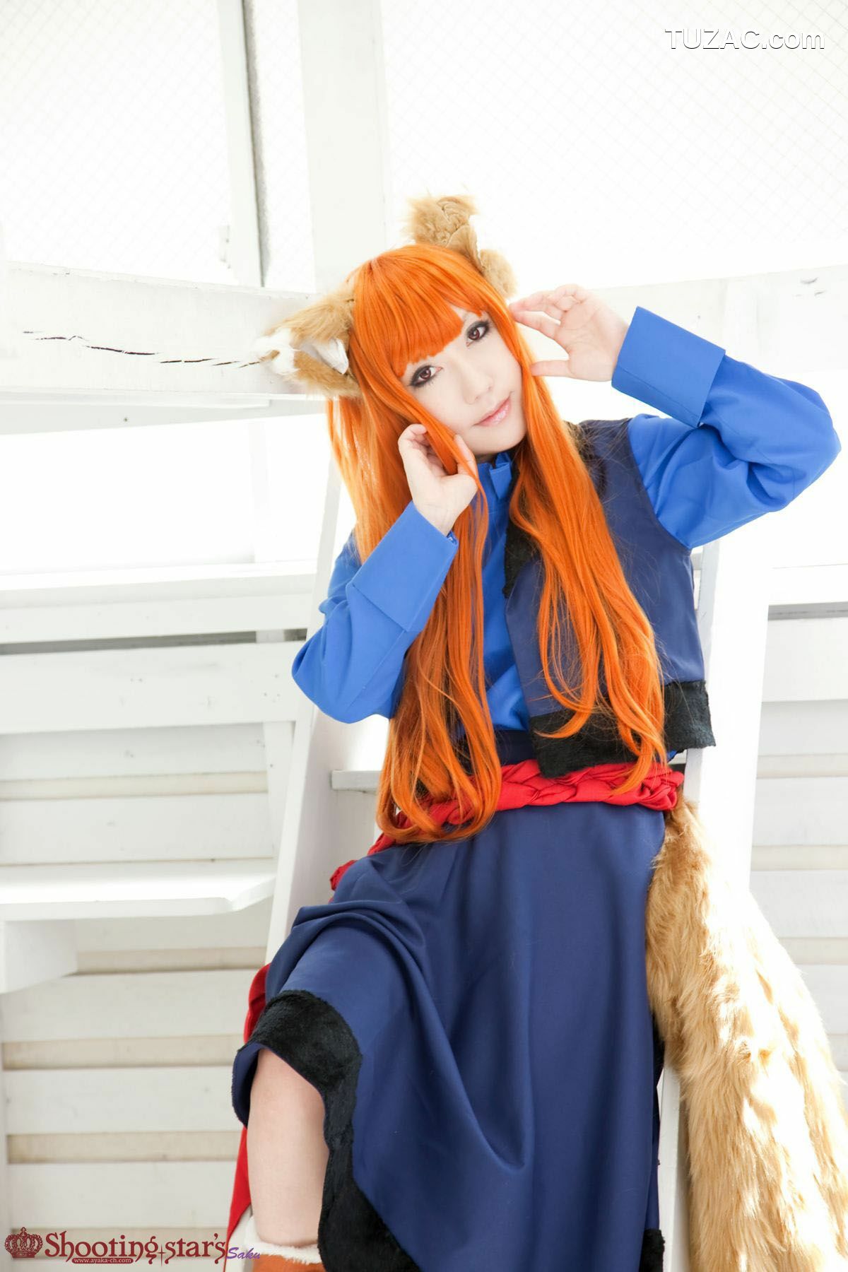 日本CosPlay_绫香サク (サク綾香 Saku Ayaka) 《狼与香辛料》赫萝 写真集