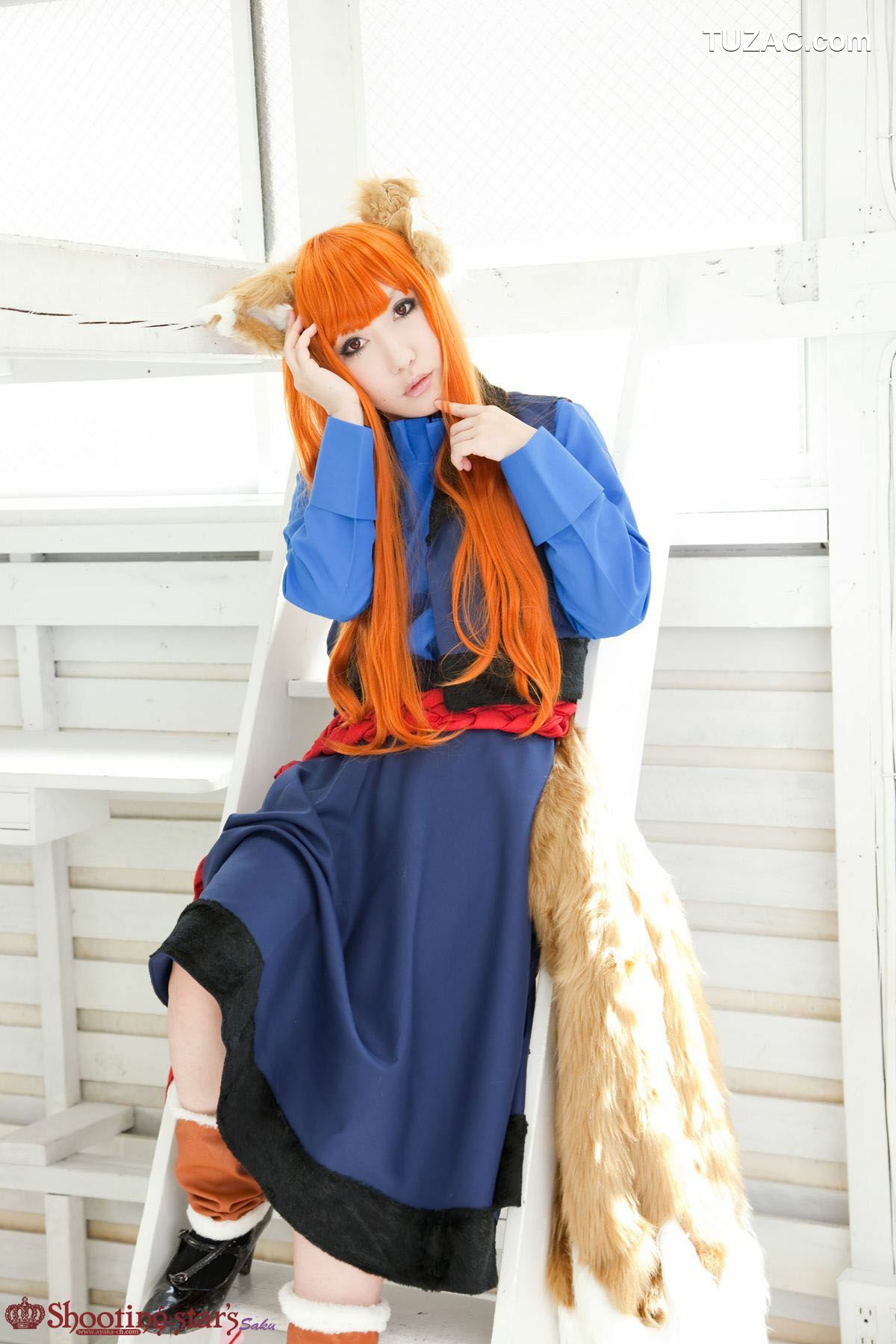 日本CosPlay_绫香サク (サク綾香 Saku Ayaka) 《狼与香辛料》赫萝 写真集