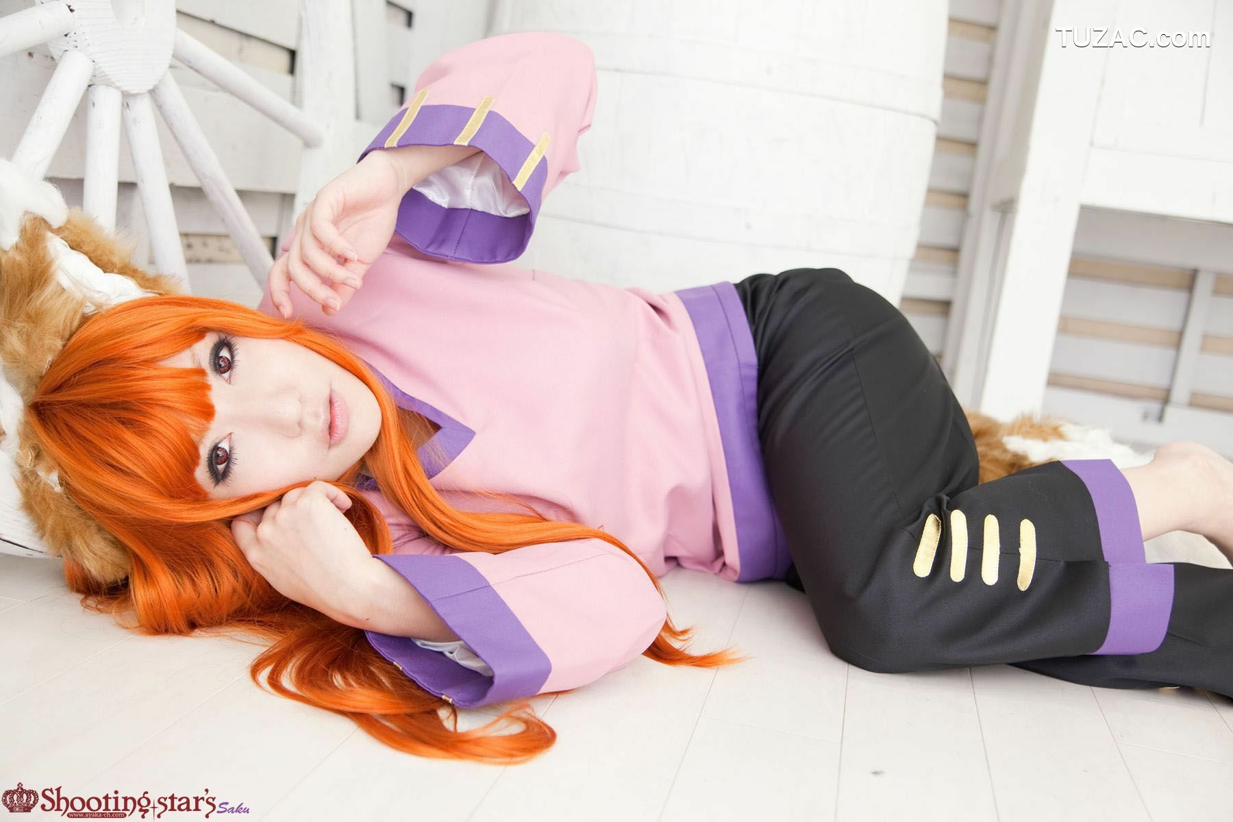 日本CosPlay_绫香サク (サク綾香 Saku Ayaka) 《狼与香辛料》赫萝 写真集