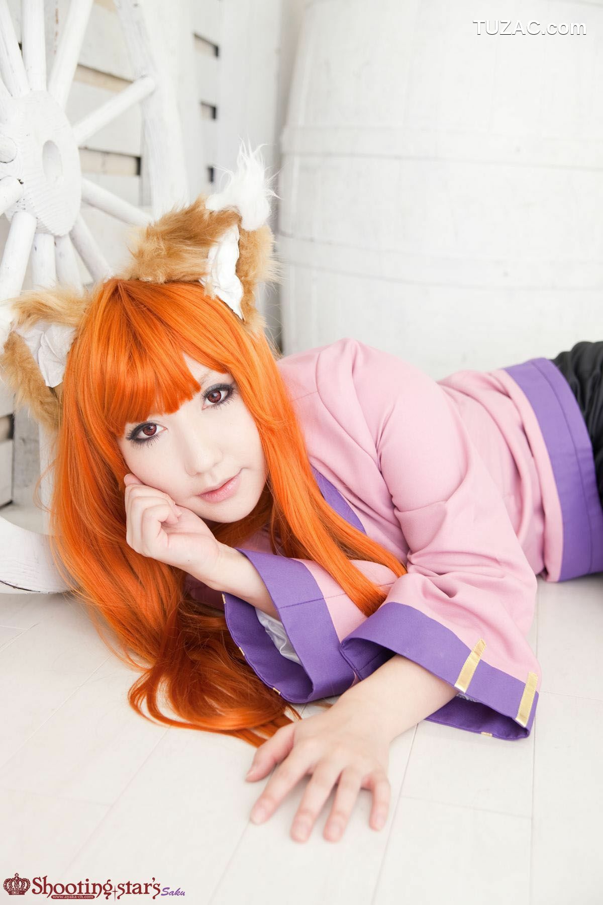 日本CosPlay_绫香サク (サク綾香 Saku Ayaka) 《狼与香辛料》赫萝 写真集