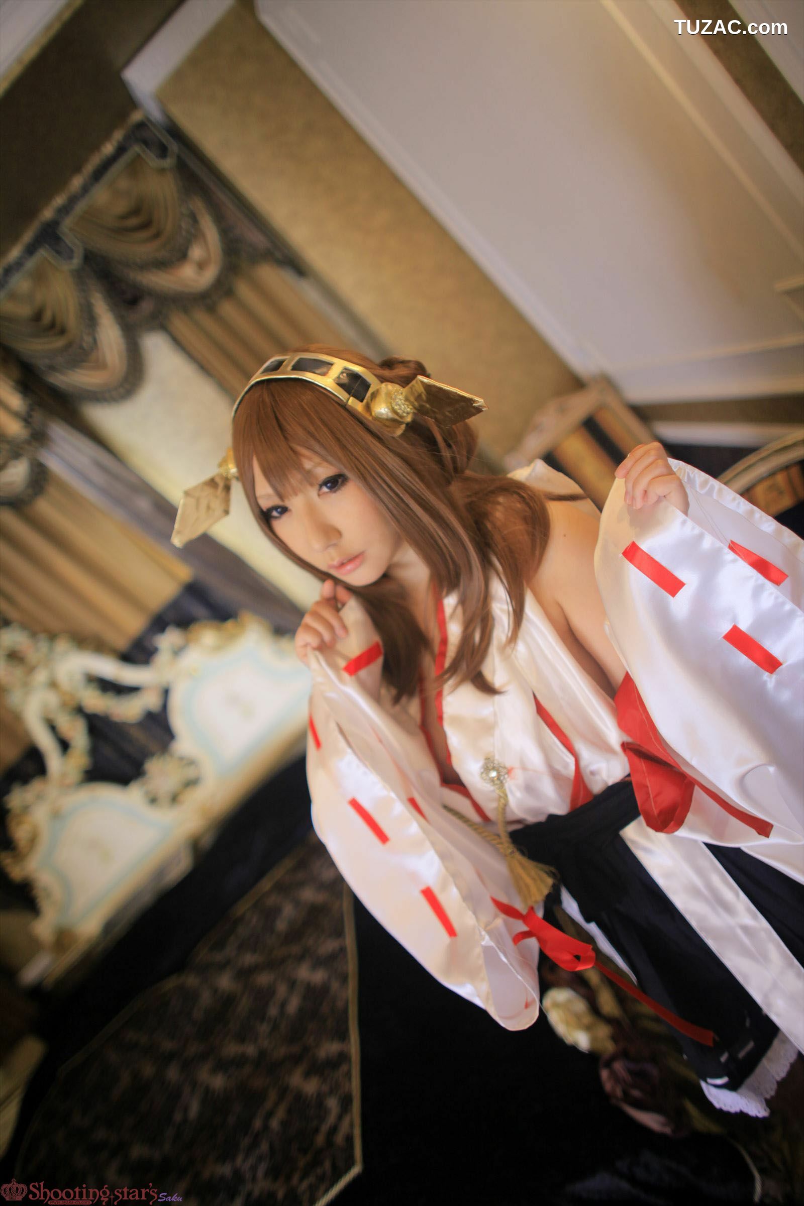 日本CosPlay_绫香サク (サク綾香 Saku Ayaka)《艦隊これくしょん》Kongou(金剛) 第三部 写真集