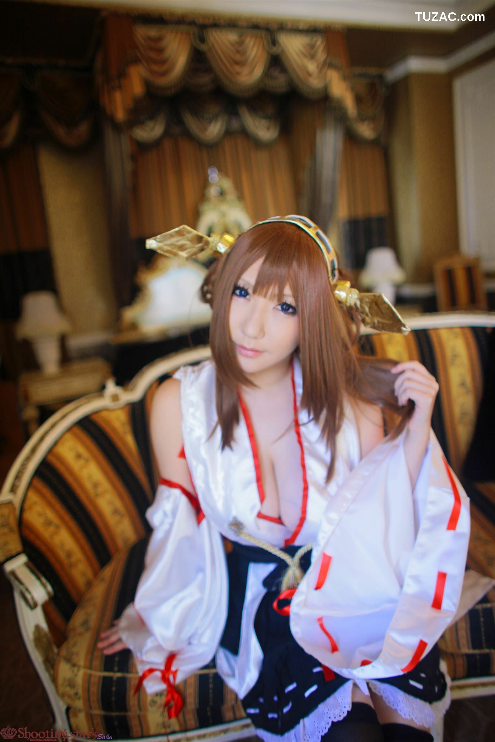 日本CosPlay_绫香サク (サク綾香 Saku Ayaka)《艦隊これくしょん》Kongou(金剛) 第三部 写真集