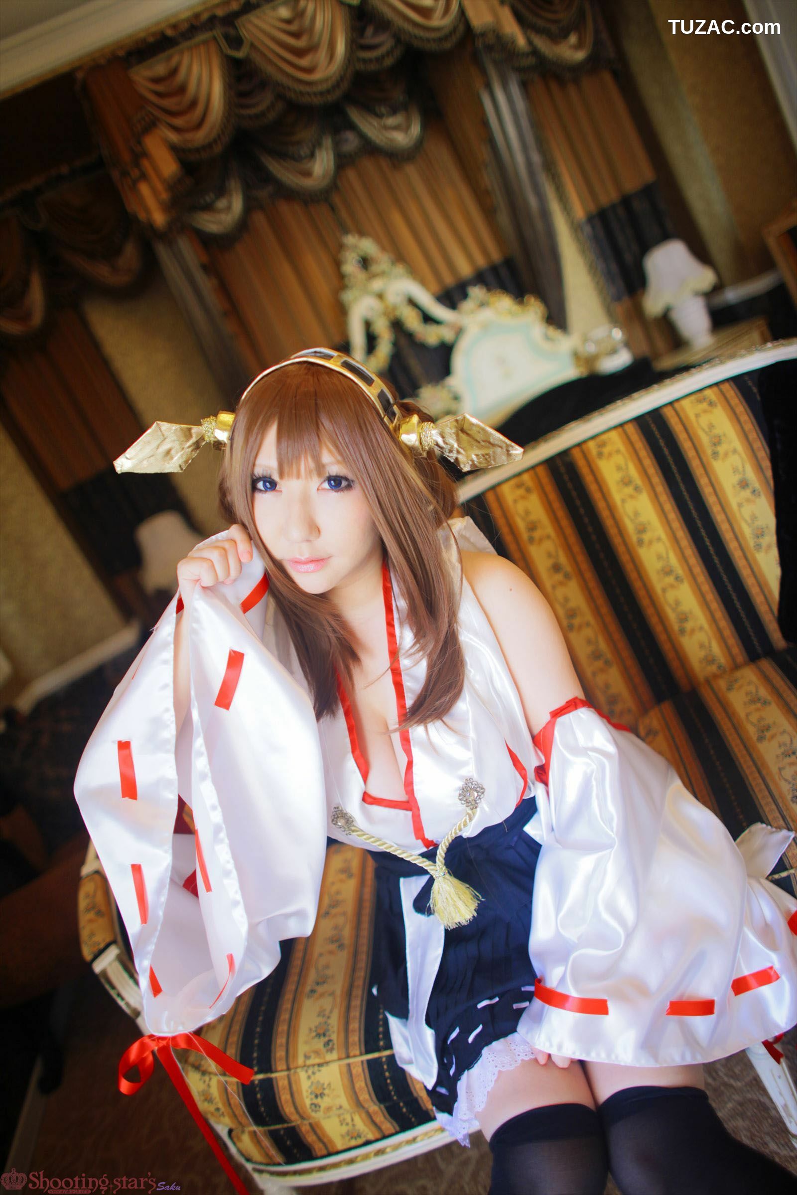 日本CosPlay_绫香サク (サク綾香 Saku Ayaka)《艦隊これくしょん》Kongou(金剛) 第三部 写真集