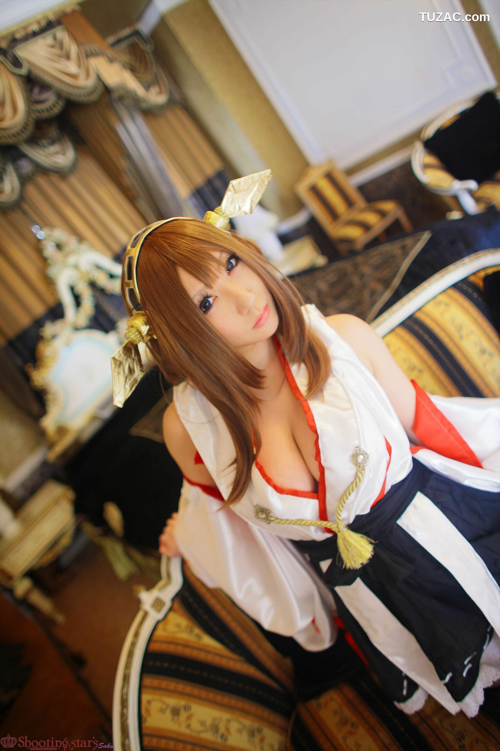 日本CosPlay_绫香サク (サク綾香 Saku Ayaka)《艦隊これくしょん》Kongou(金剛) 第三部 写真集