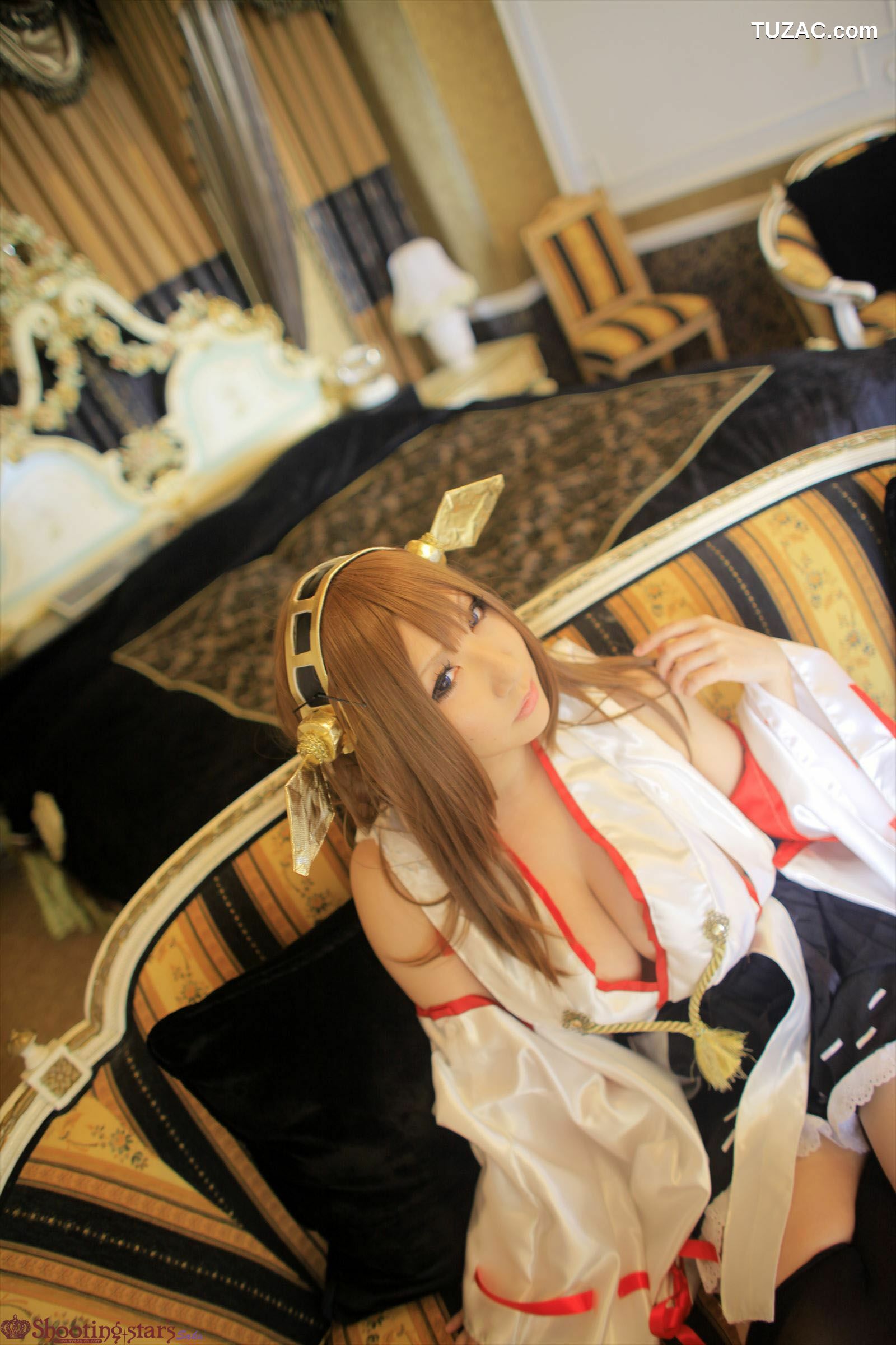 日本CosPlay_绫香サク (サク綾香 Saku Ayaka)《艦隊これくしょん》Kongou(金剛) 第三部 写真集