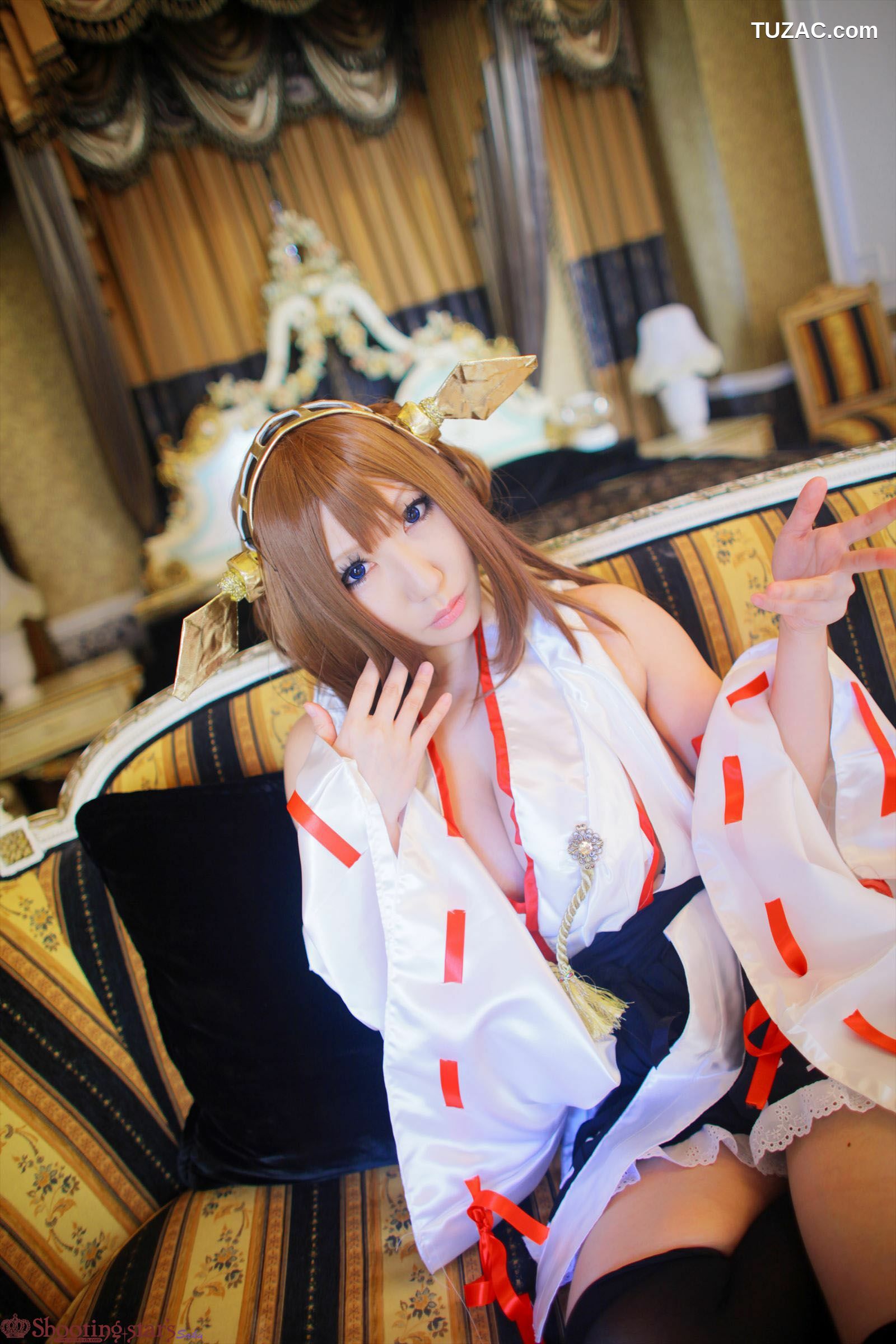 日本CosPlay_绫香サク (サク綾香 Saku Ayaka)《艦隊これくしょん》Kongou(金剛) 第三部 写真集