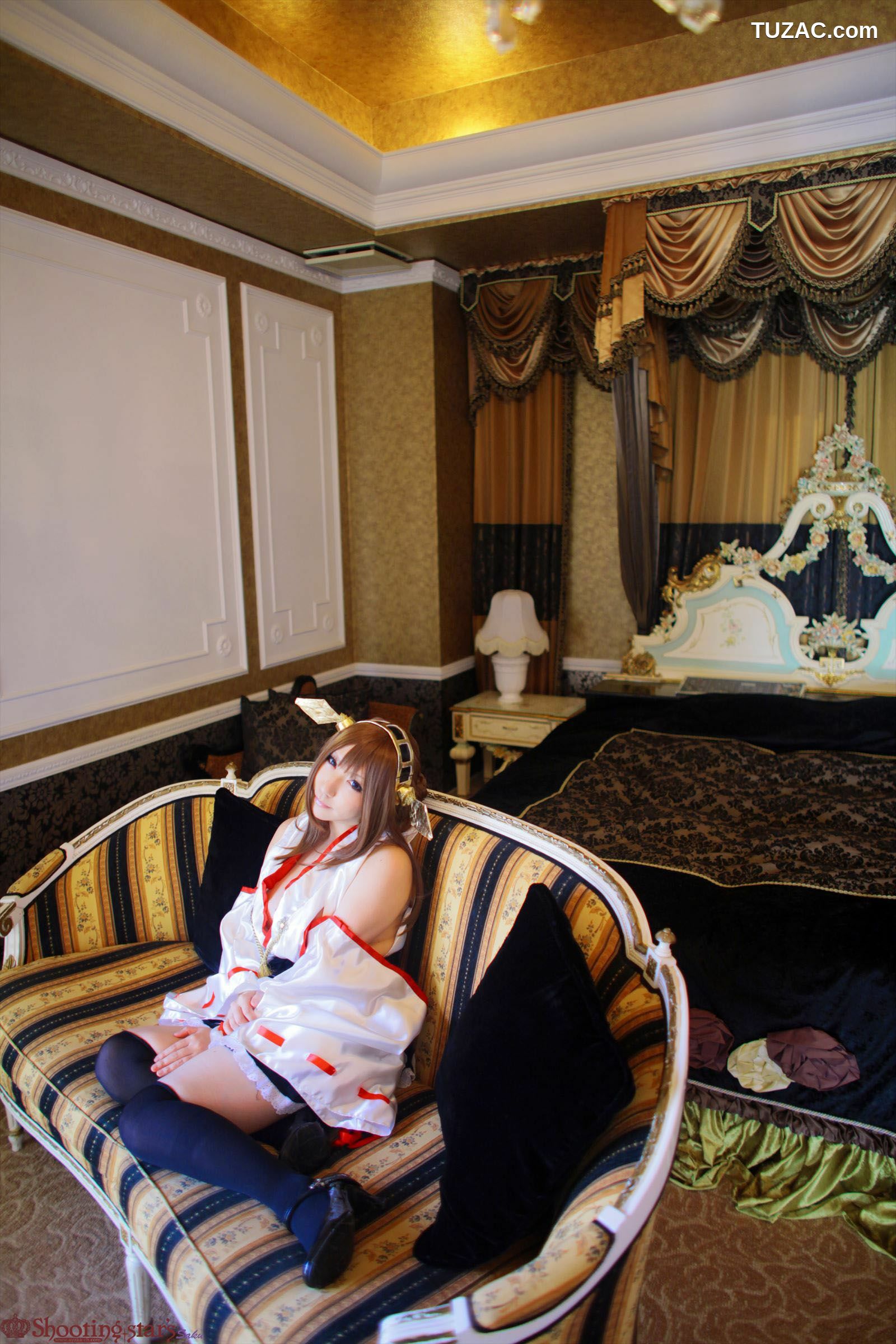 日本CosPlay_绫香サク (サク綾香 Saku Ayaka)《艦隊これくしょん》Kongou(金剛) 第三部 写真集