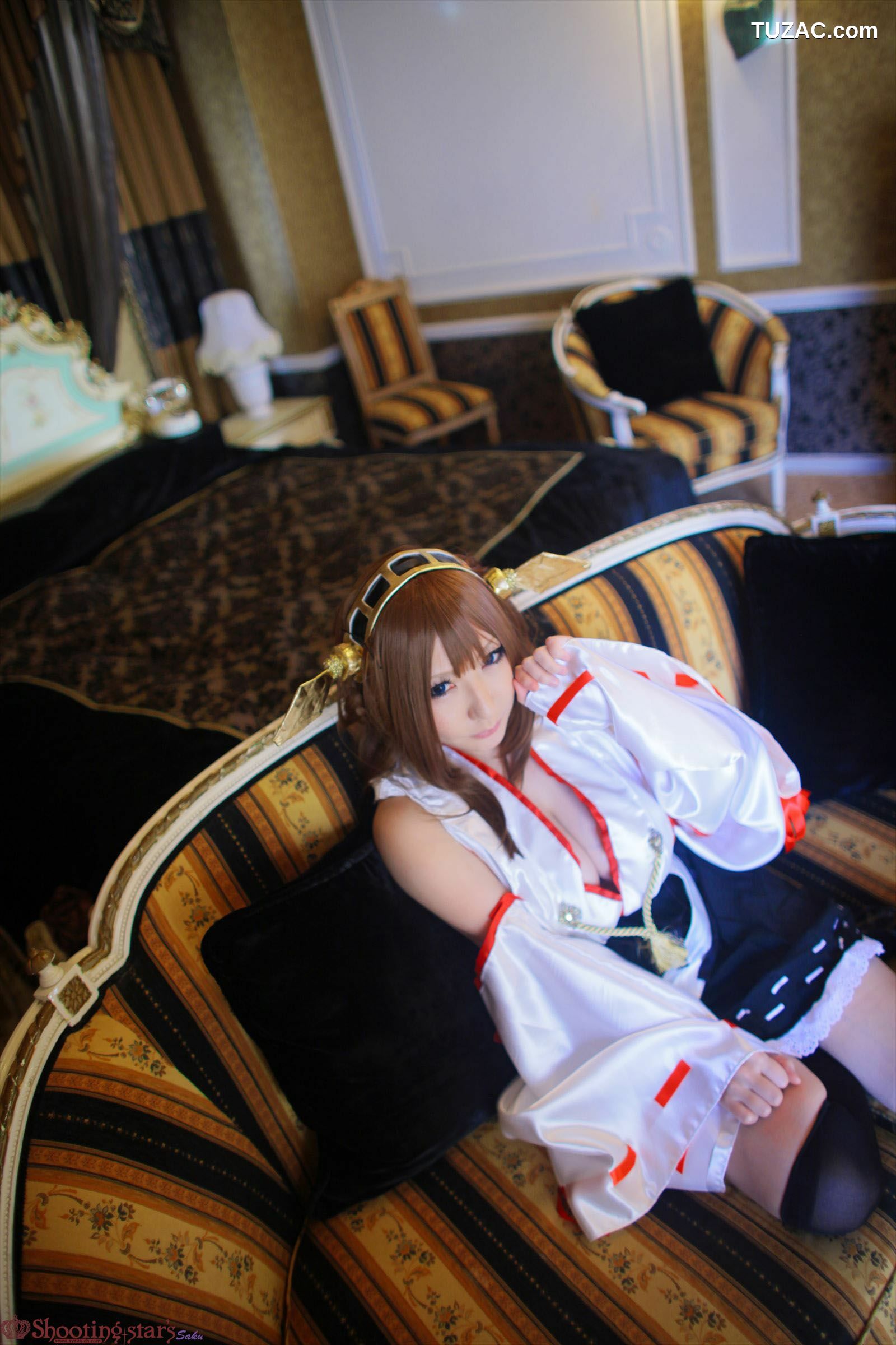 日本CosPlay_绫香サク (サク綾香 Saku Ayaka)《艦隊これくしょん》Kongou(金剛) 第三部 写真集