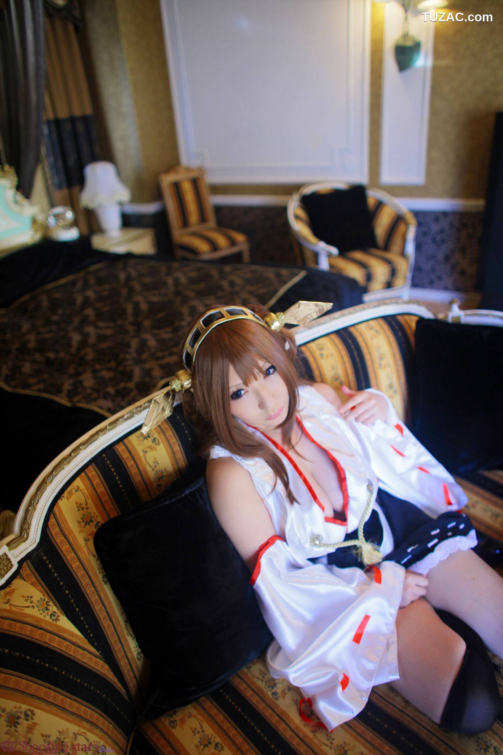 日本CosPlay_绫香サク (サク綾香 Saku Ayaka)《艦隊これくしょん》Kongou(金剛) 第三部 写真集