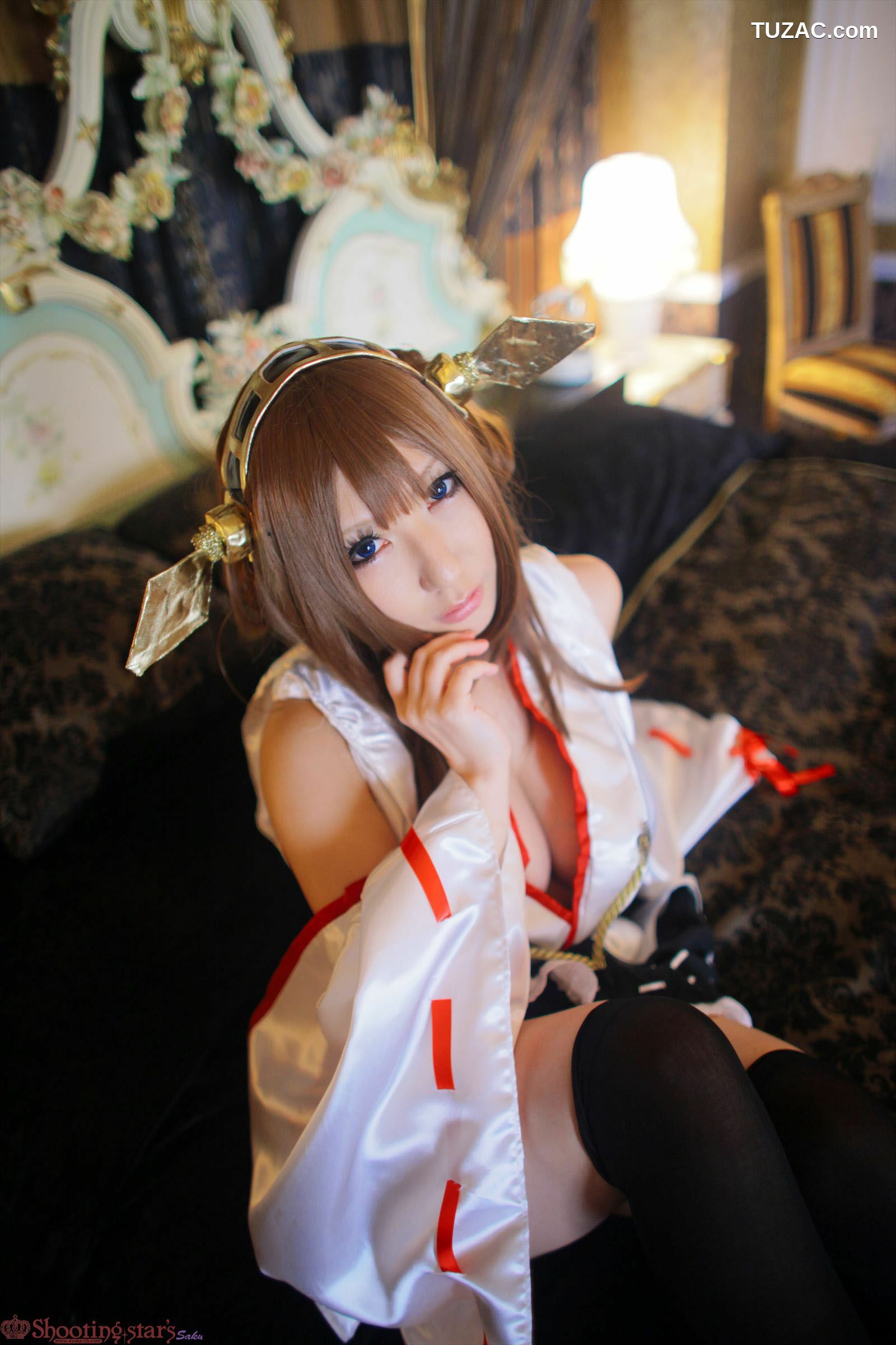 日本CosPlay_绫香サク (サク綾香 Saku Ayaka)《艦隊これくしょん》Kongou(金剛) 第三部 写真集