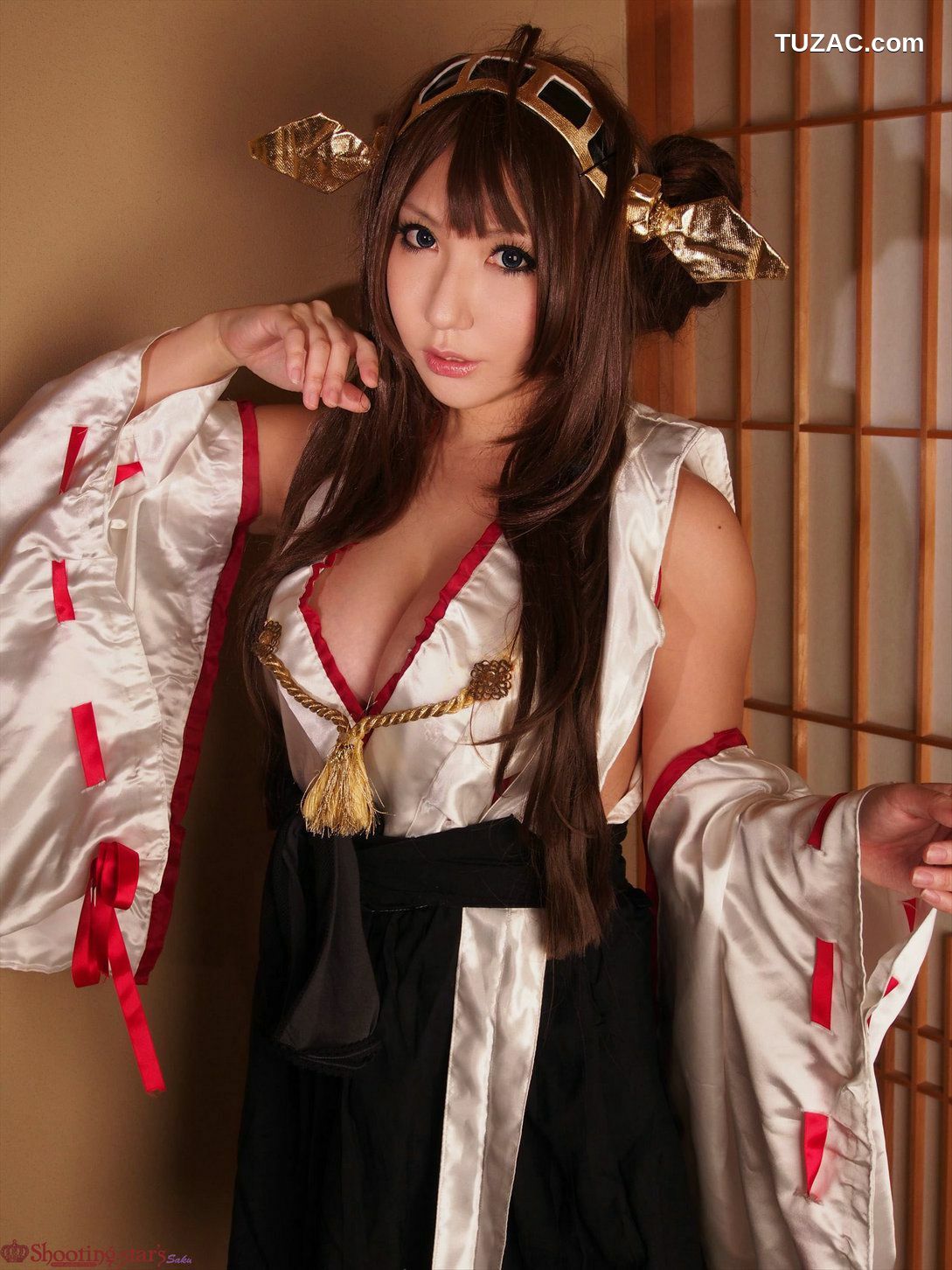 日本CosPlay_绫香サク (サク綾香 Saku Ayaka)《艦隊これくしょん》Kongou(金剛) 第三部 写真集