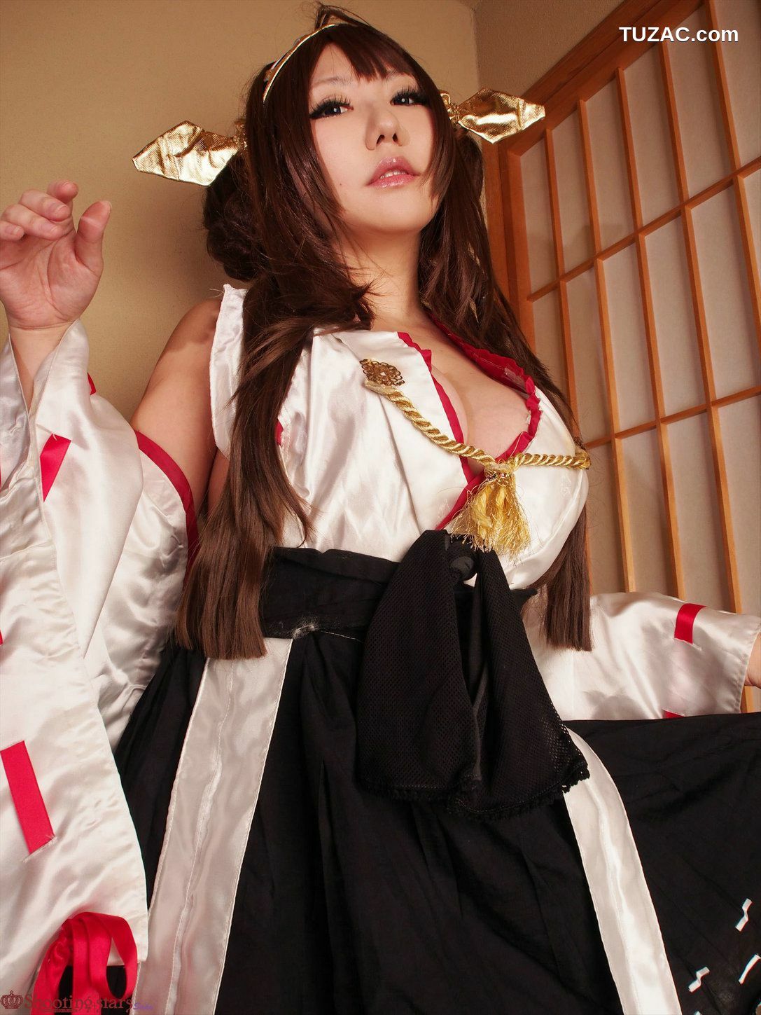 日本CosPlay_绫香サク (サク綾香 Saku Ayaka)《艦隊これくしょん》Kongou(金剛) 第三部 写真集