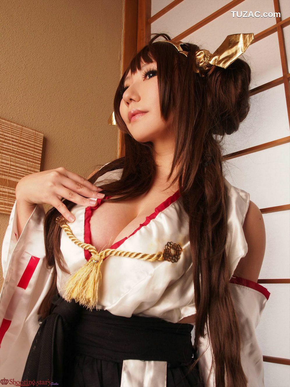 日本CosPlay_绫香サク (サク綾香 Saku Ayaka)《艦隊これくしょん》Kongou(金剛) 第三部 写真集