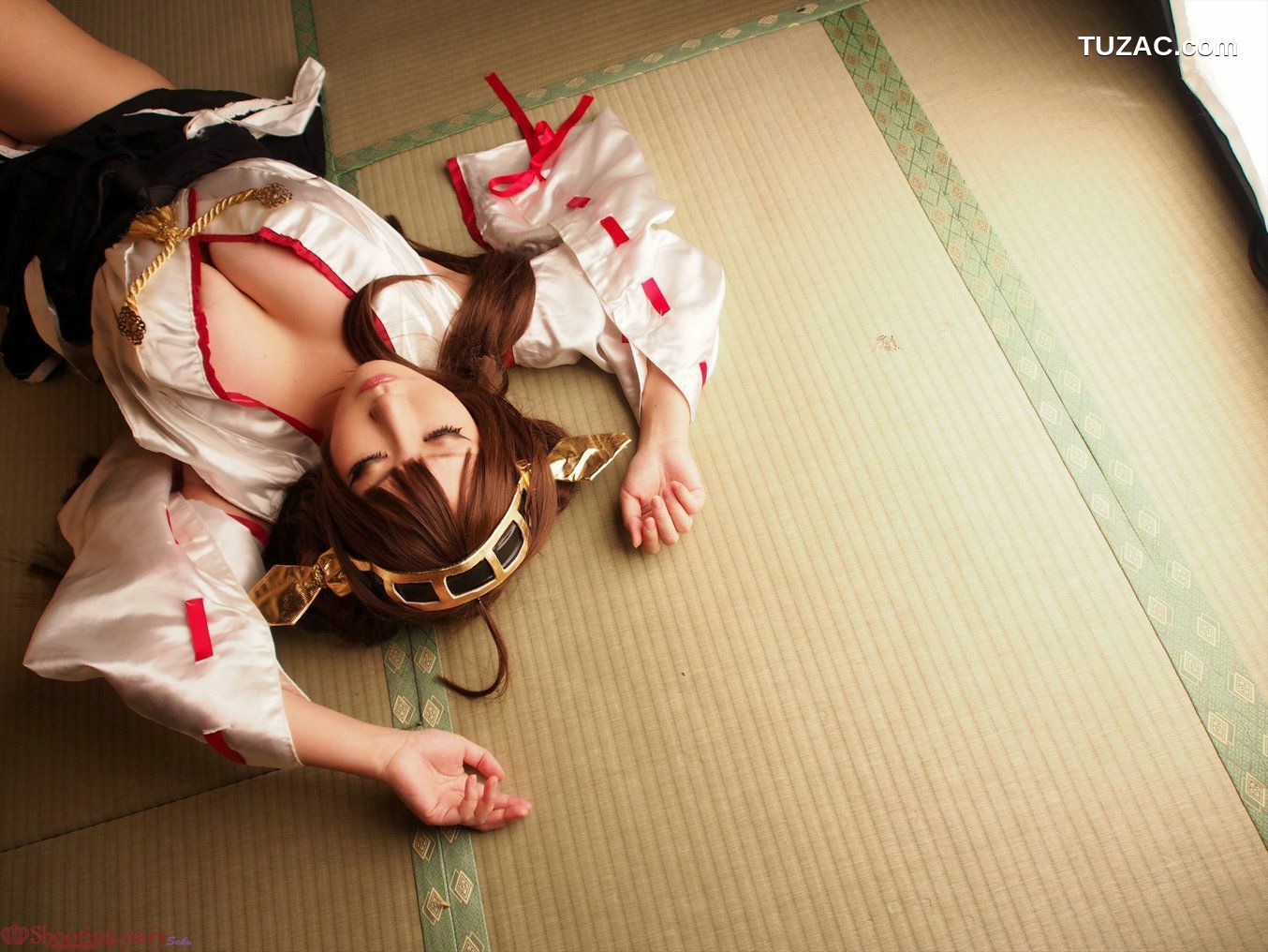 日本CosPlay_绫香サク (サク綾香 Saku Ayaka)《艦隊これくしょん》Kongou(金剛) 第三部 写真集