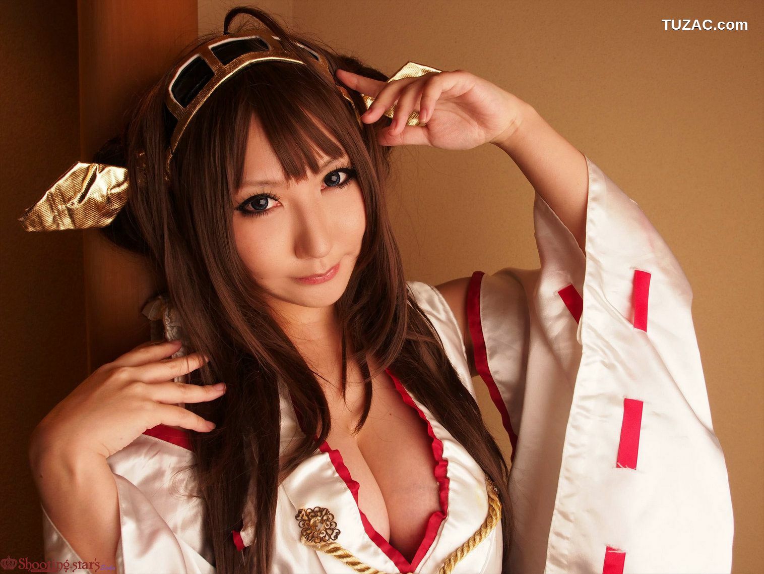 日本CosPlay_绫香サク (サク綾香 Saku Ayaka)《艦隊これくしょん》Kongou(金剛) 第三部 写真集