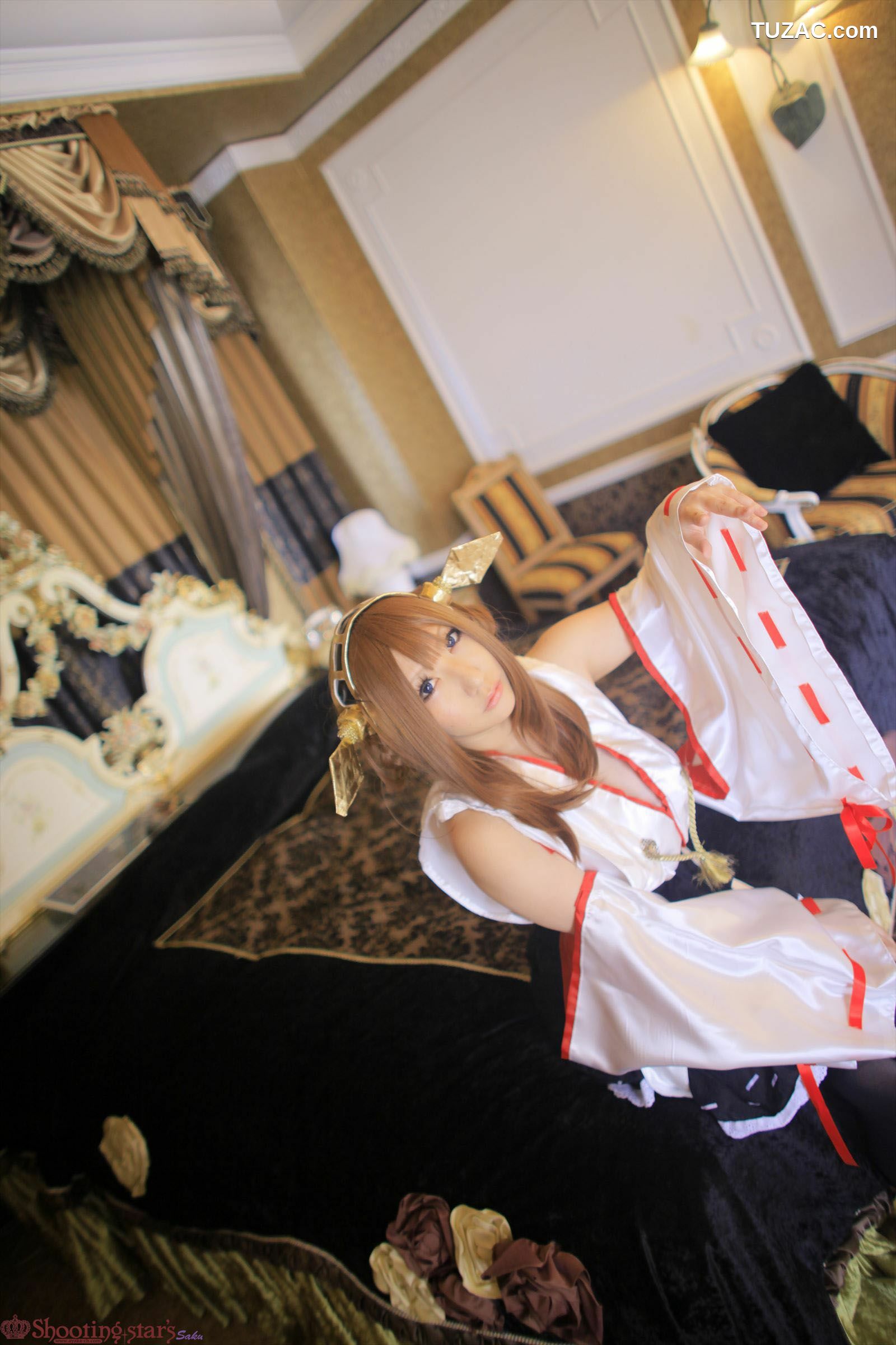 日本CosPlay_绫香サク (サク綾香 Saku Ayaka)《艦隊これくしょん》Kongou(金剛) 第三部 写真集