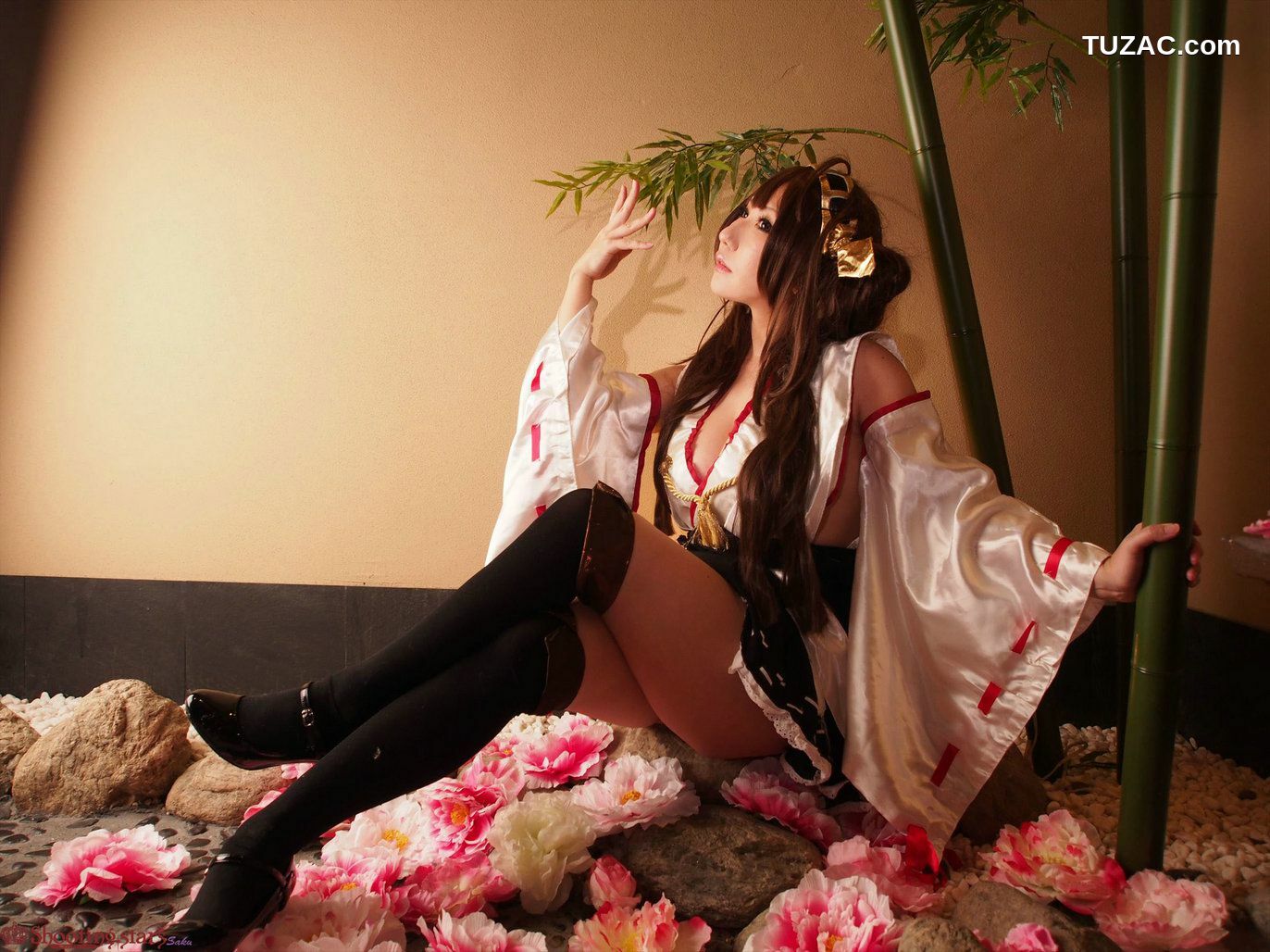 日本CosPlay_绫香サク (サク綾香 Saku Ayaka)《艦隊これくしょん》Kongou(金剛) 第三部 写真集