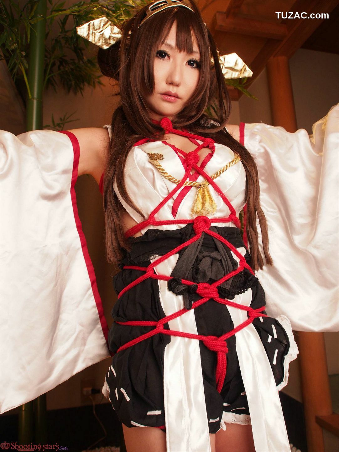 日本CosPlay_绫香サク (サク綾香 Saku Ayaka)《艦隊これくしょん》Kongou(金剛) 第三部 写真集