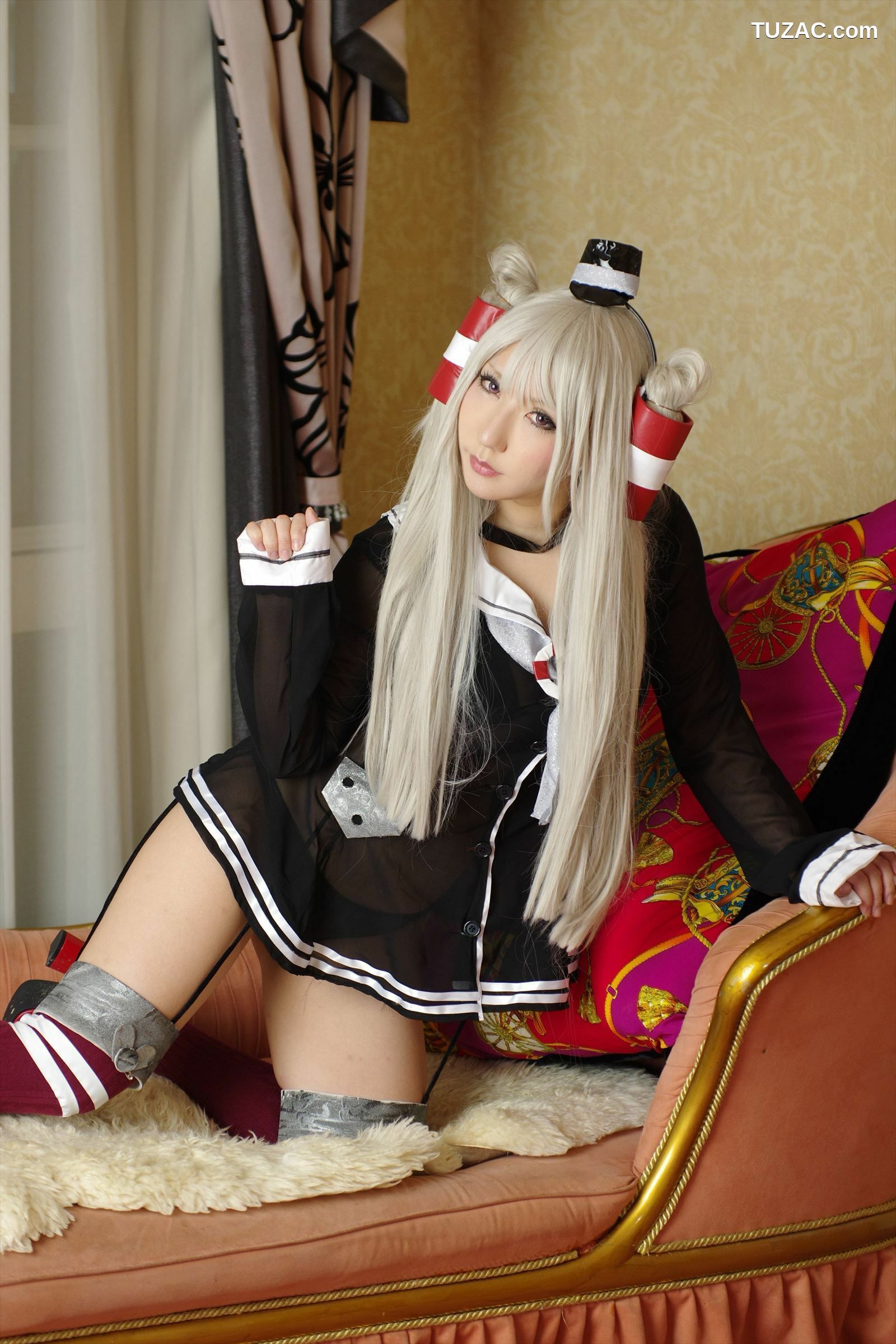 日本CosPlay_绫香サク (サク綾香 Saku Ayaka)《艦隊これくしょん》島風+天津風+伊19 写真集[106P]