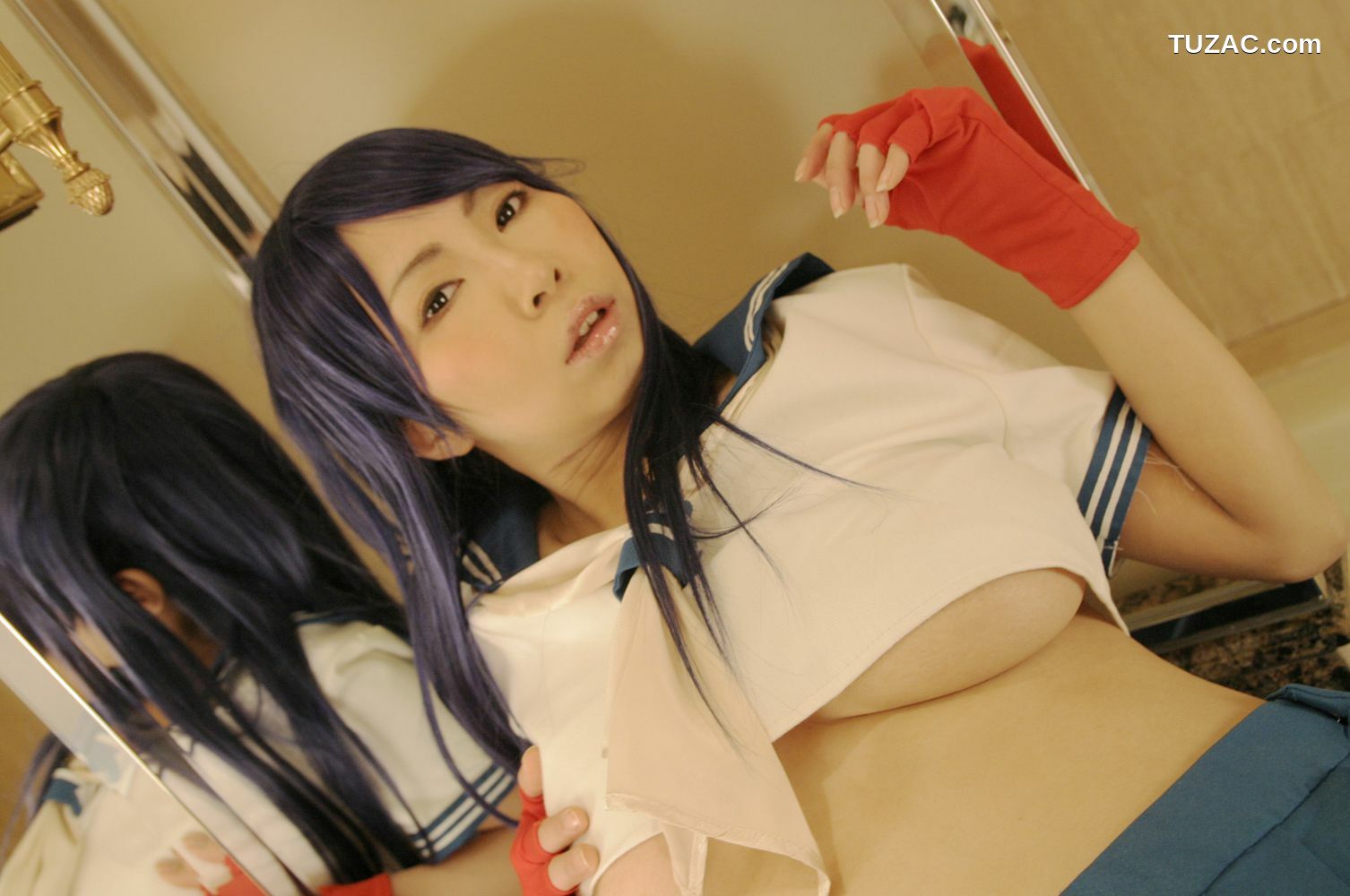 日本CosPlay_芦屋のりこ (Ashiya Noriko) 《一騎当千》Kan-u Unchou(関羽雲長) 写真集[100P]