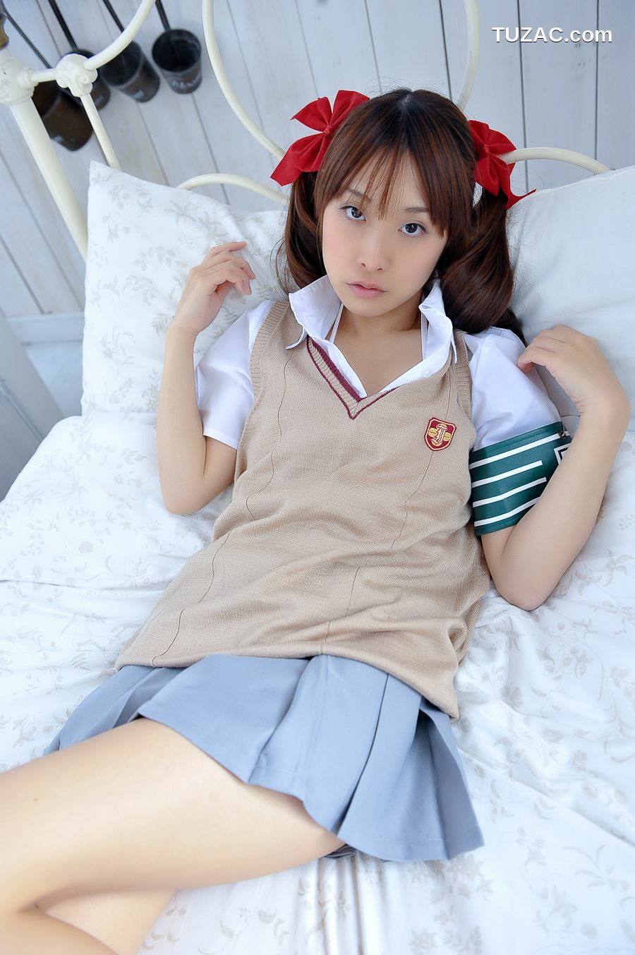 日本CosPlay_花兎まにゅManyu Hanausagi《とある科学の超電磁砲》御坂美琴 写真集