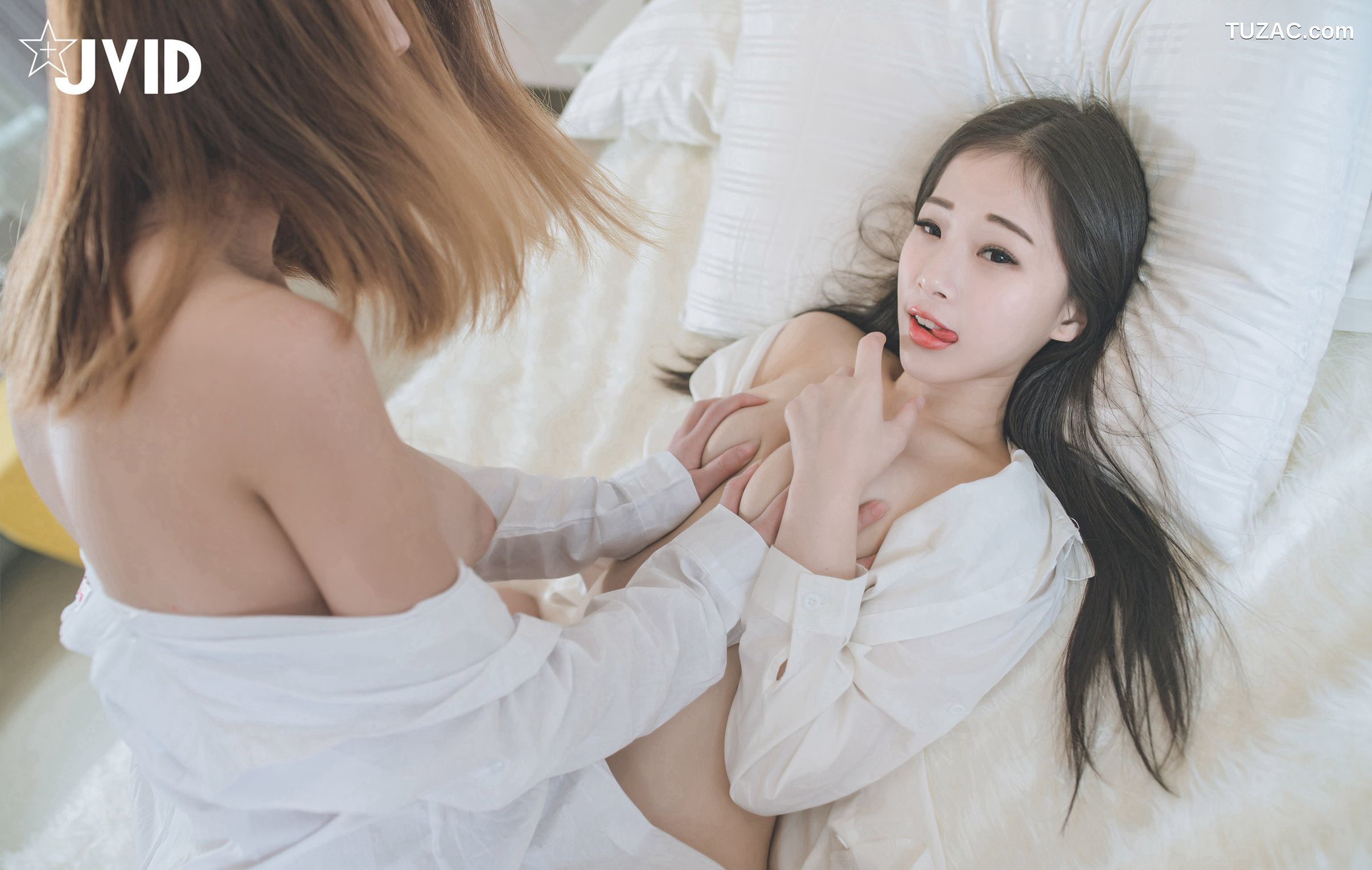 JVID-婕咪-寶寶-情欲闺蜜-純白閨蜜情慾解禁