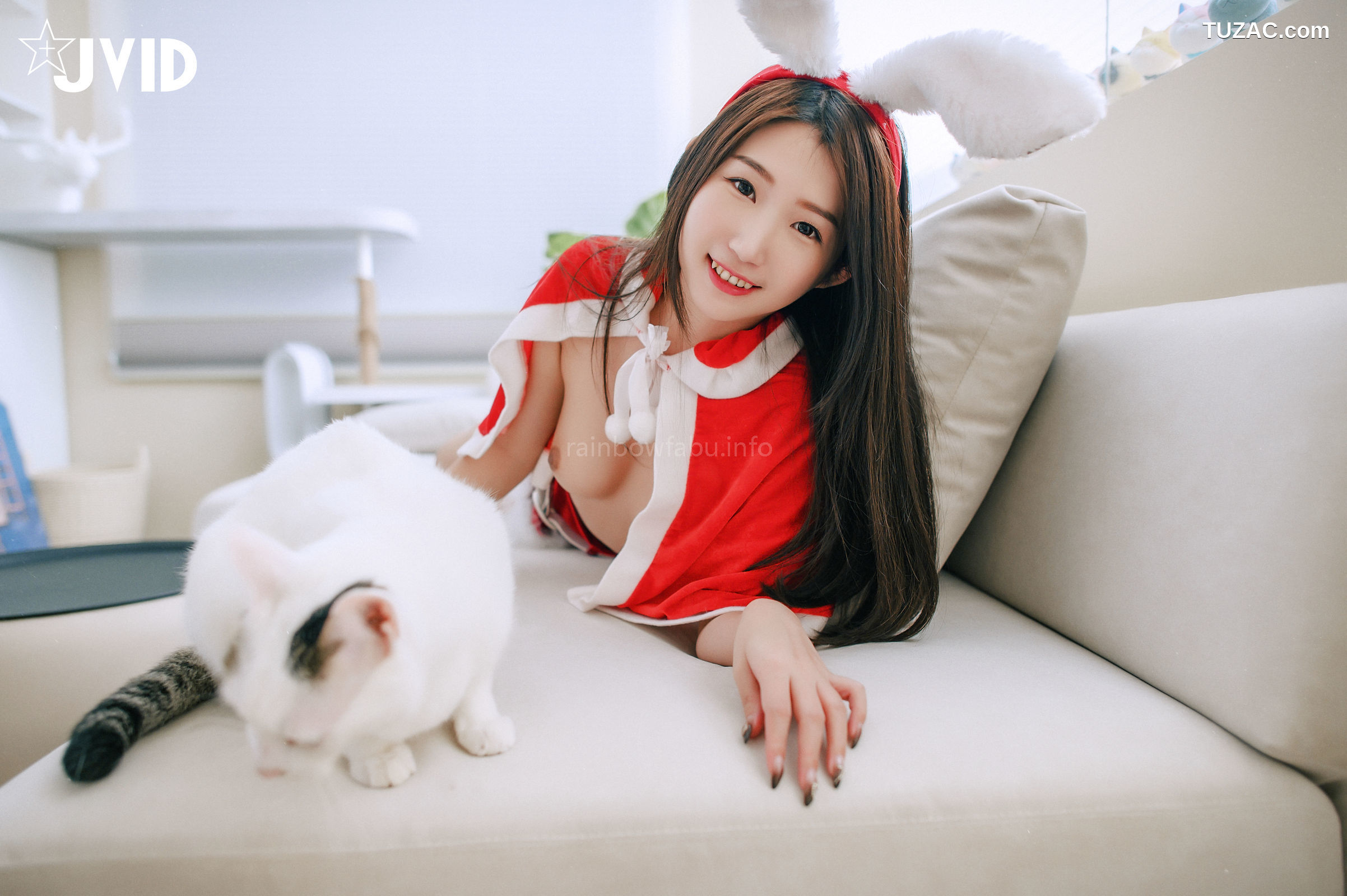 JVID-肉包Mini-邻家の美乳少女来送圣诞礼物-2022.12.24