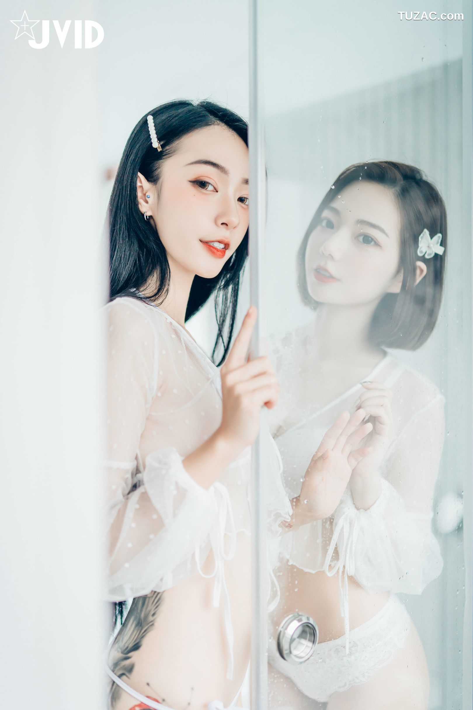 JVID-飄飄-啾啾-女神姐妹情人节-Celebrate-Valentines-Day-With-Goddess-Sisters-2022.02.14